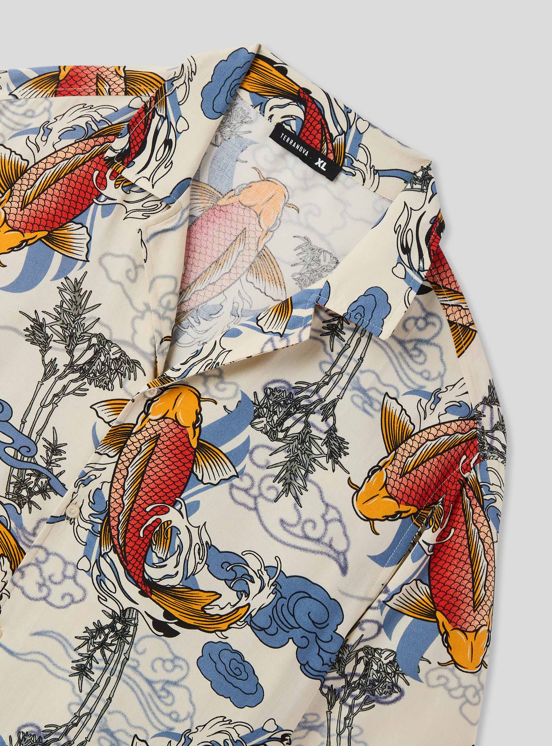 Camicia a fantasia con carpe - Image 3