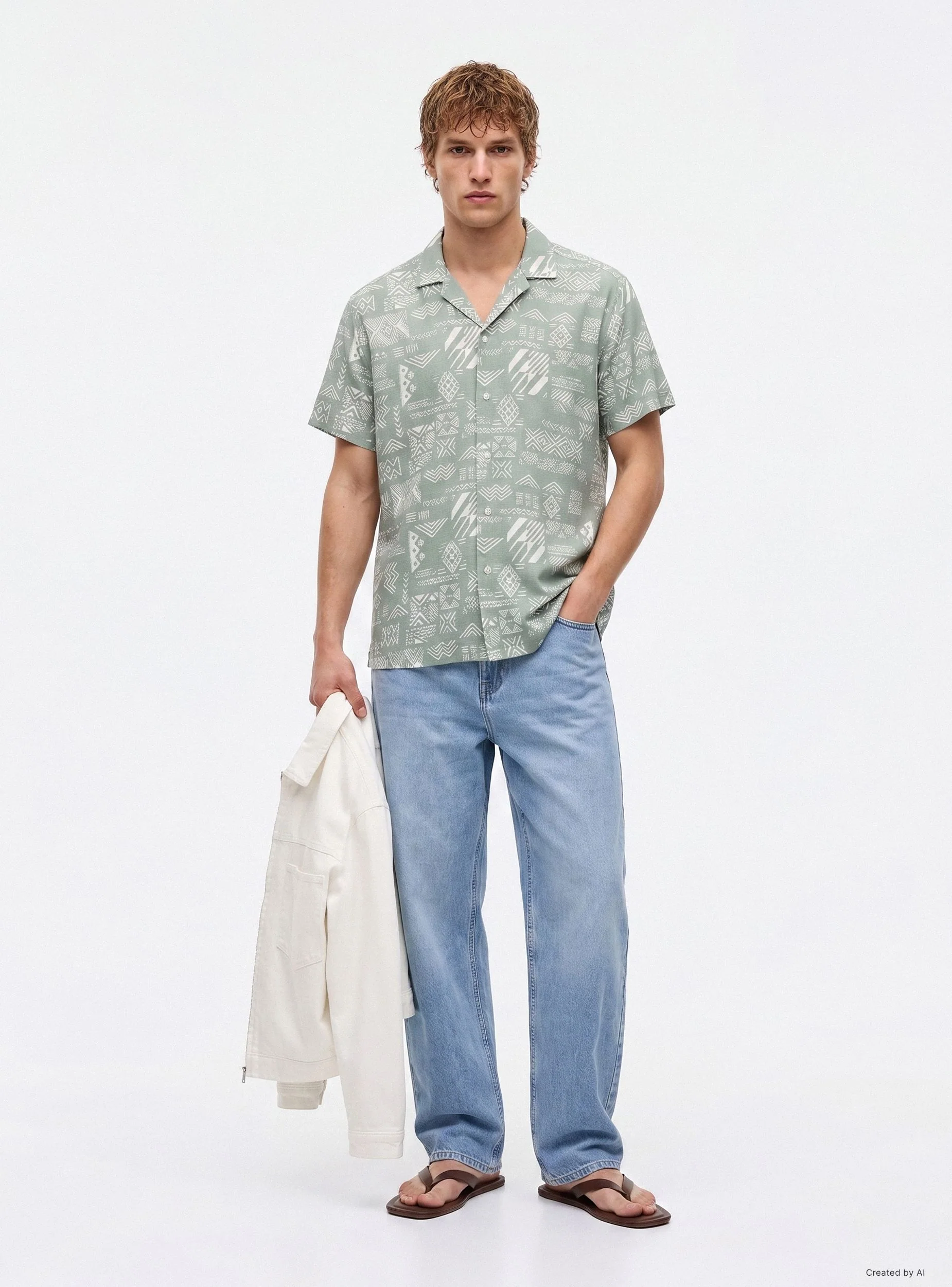 Camicia a fantasia etnica - Image 7