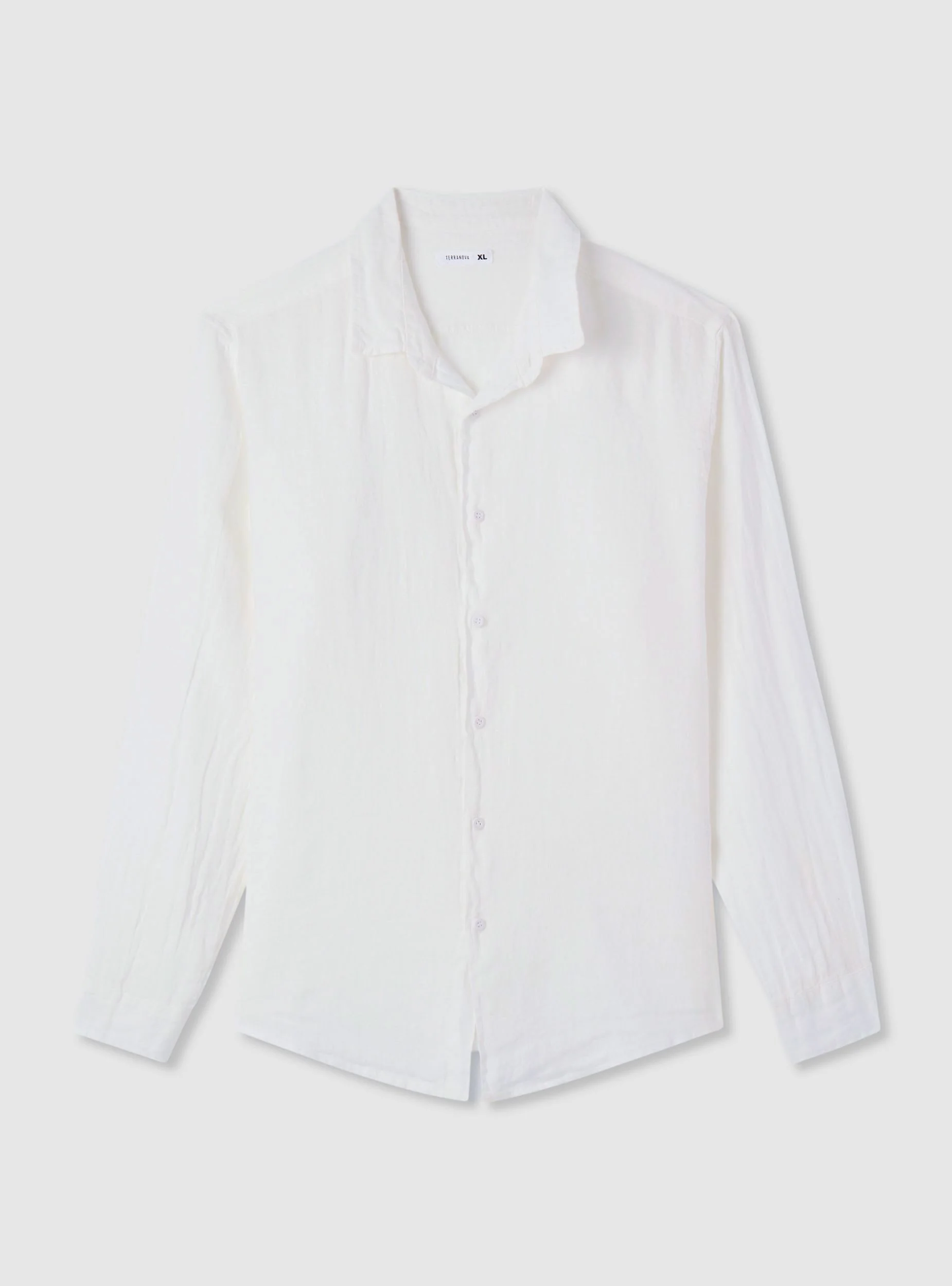 Camicia a maniche lunghe tinta unita - Image 2