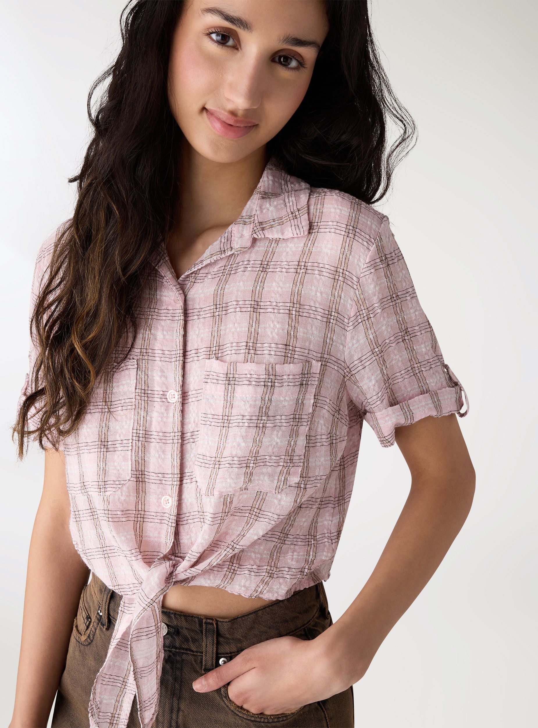 Camicia a quadri con nodo - Image 4