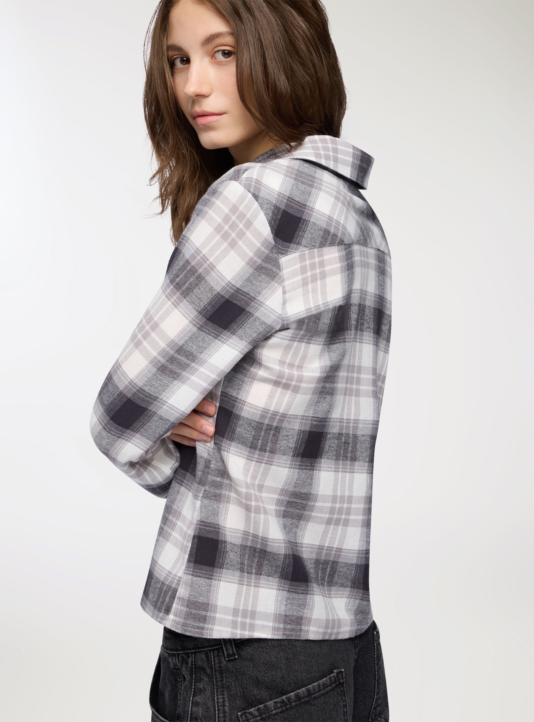 Camicia a quadri con taschini - Image 2