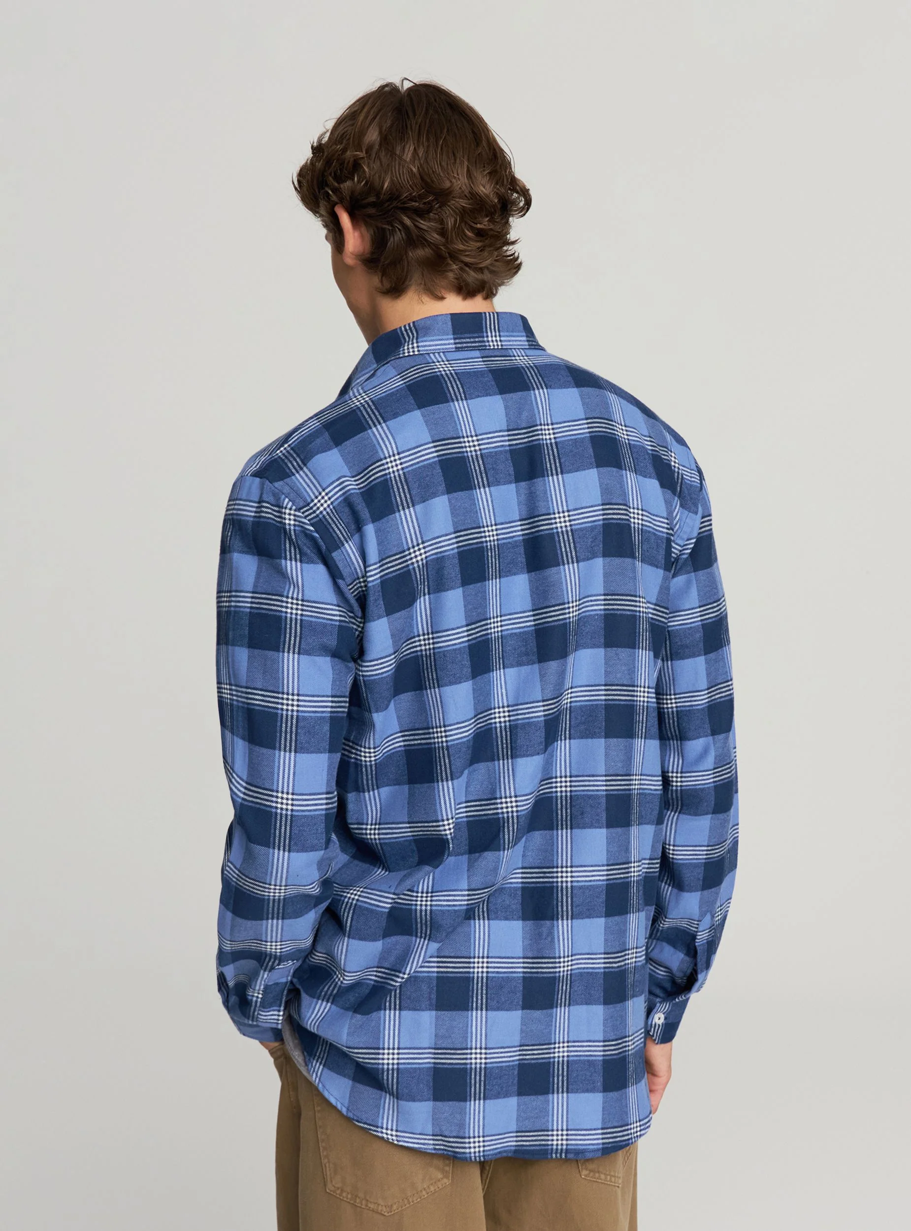 Camicia a quadri con taschino - Image 2