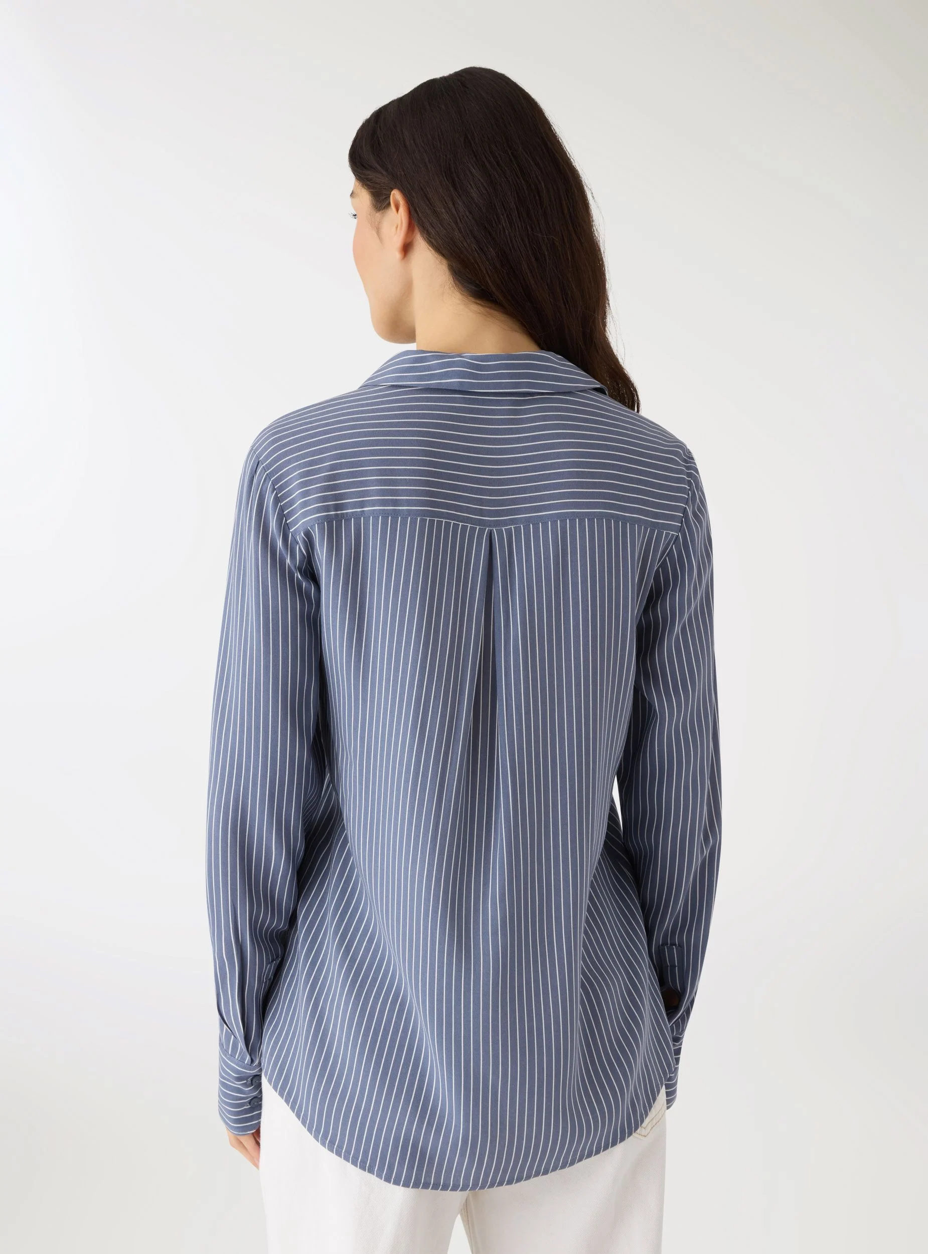 Camicia a righe colletto ampio - Image 3