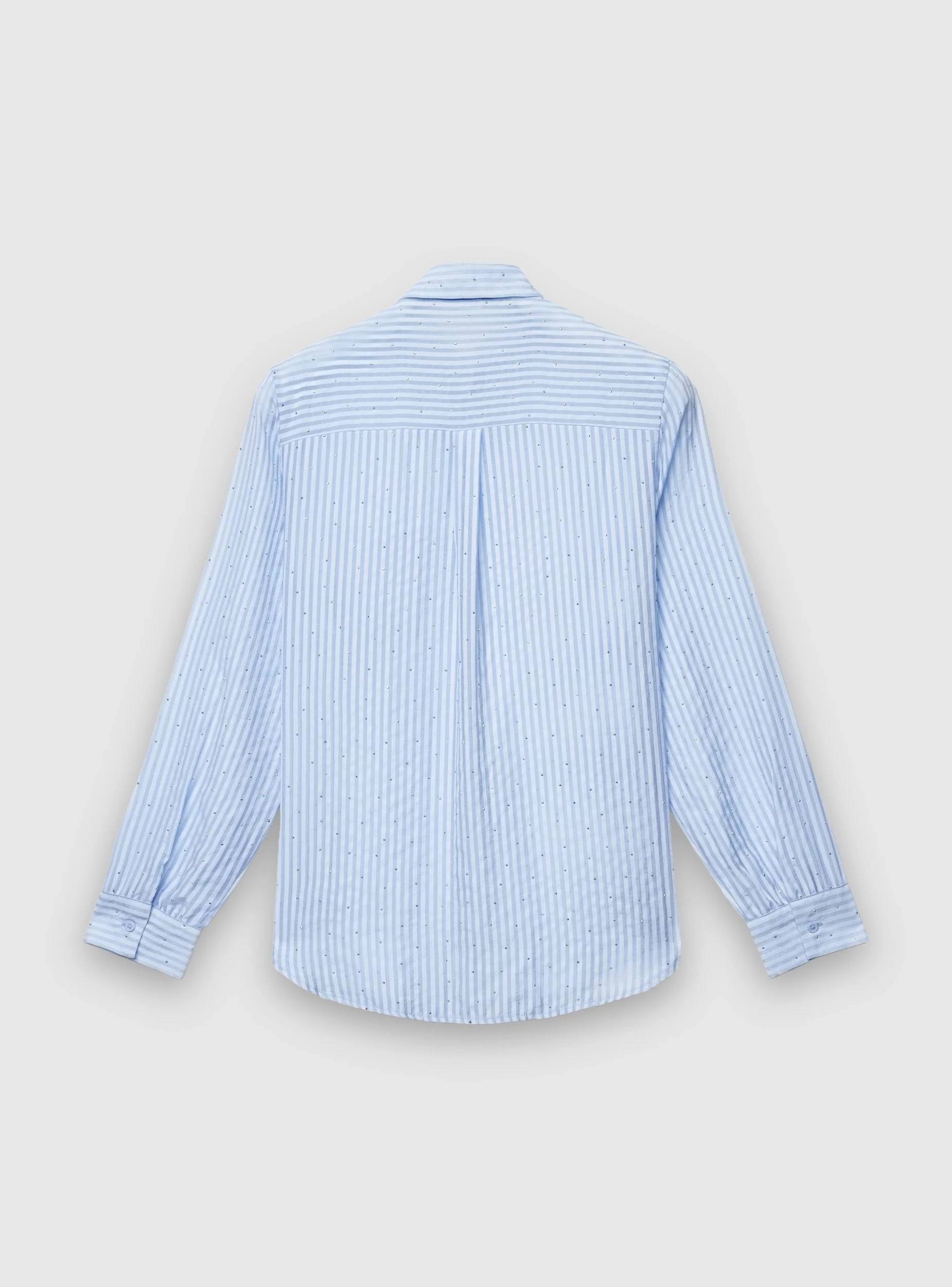 Camicia a righe con effetto luccicante - Image 6