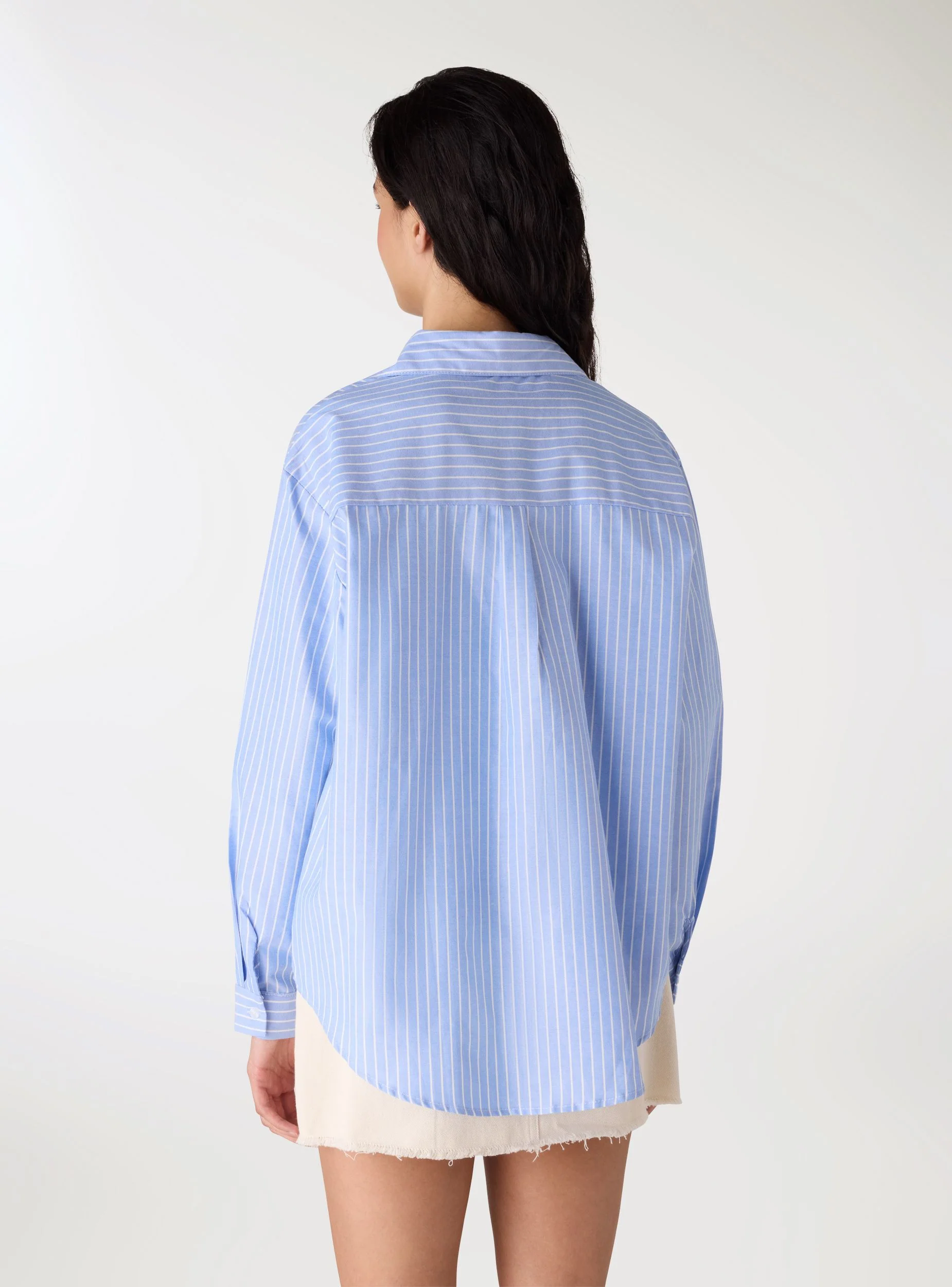 Camicia a righe con ricamo cuore - Image 3
