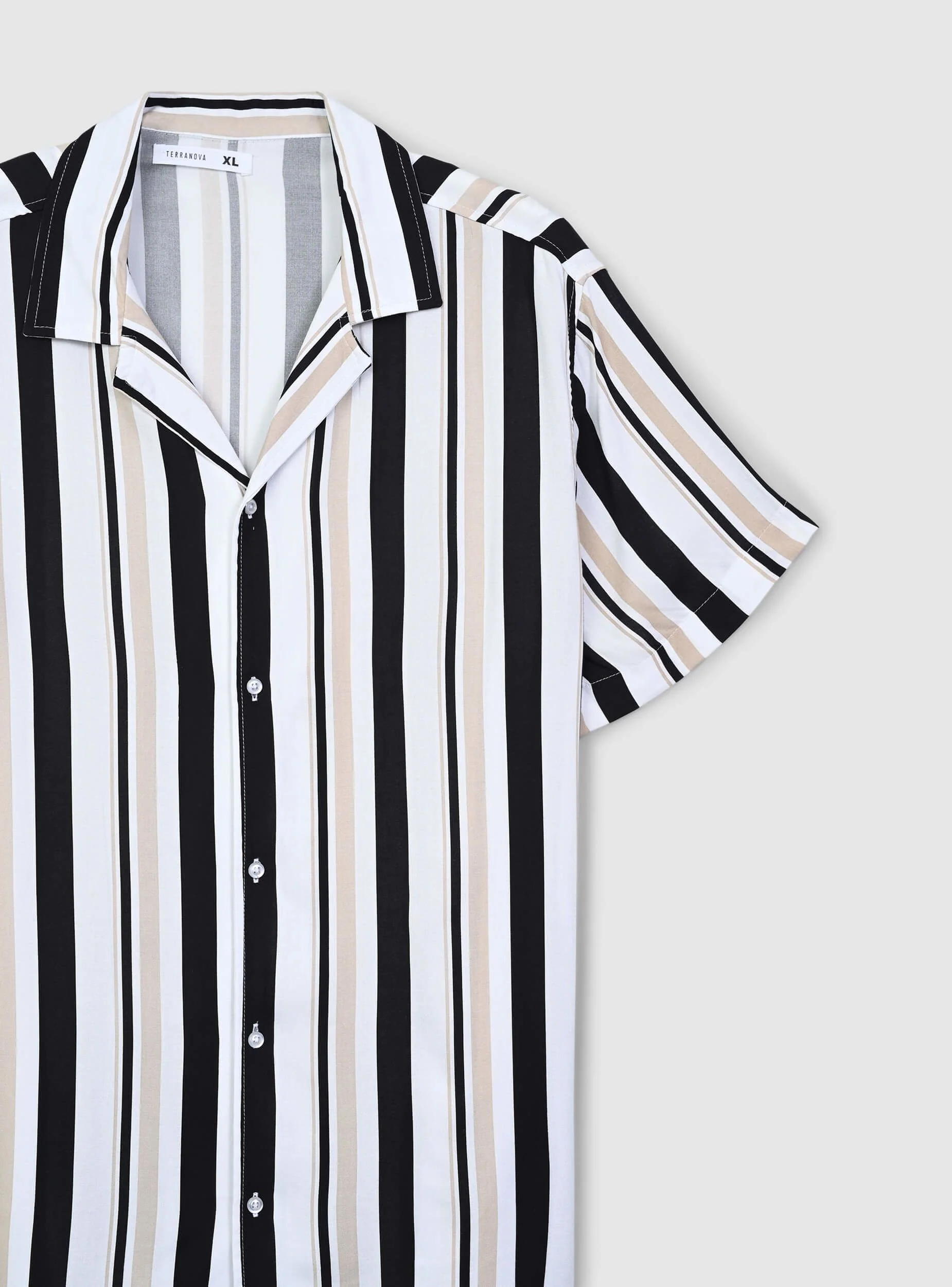 Camicia a righe in viscosa - Image 5