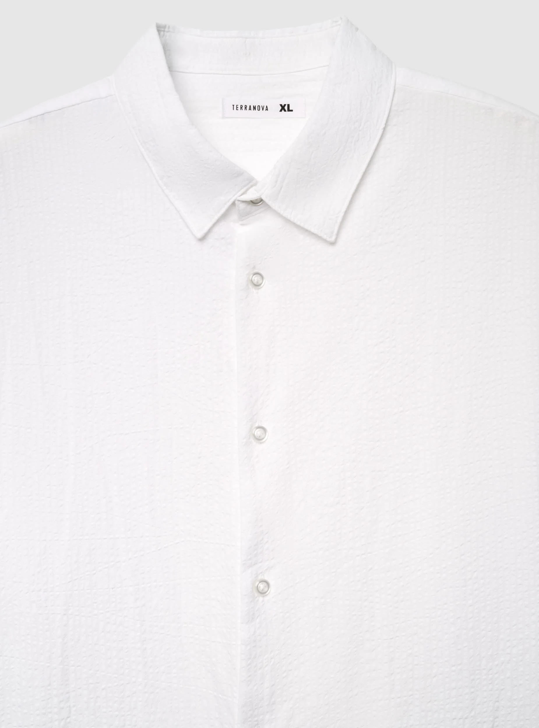 Camicia a tinta unita effetto stropicciato - Image 7