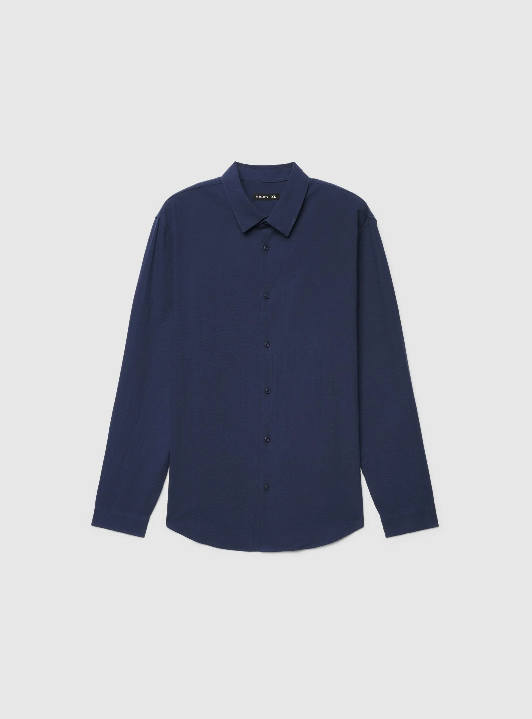 Camicia a tinta unita effetto stropicciato - Image 6