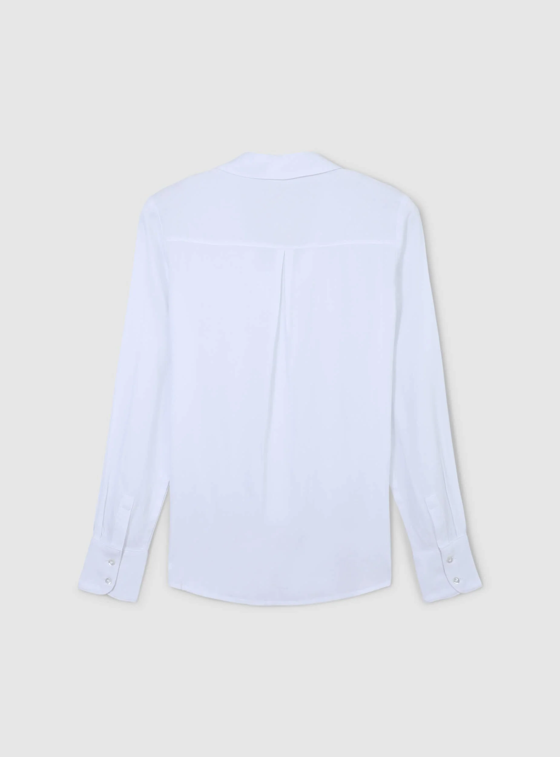 Camicia ampia a tinta unita - Image 5