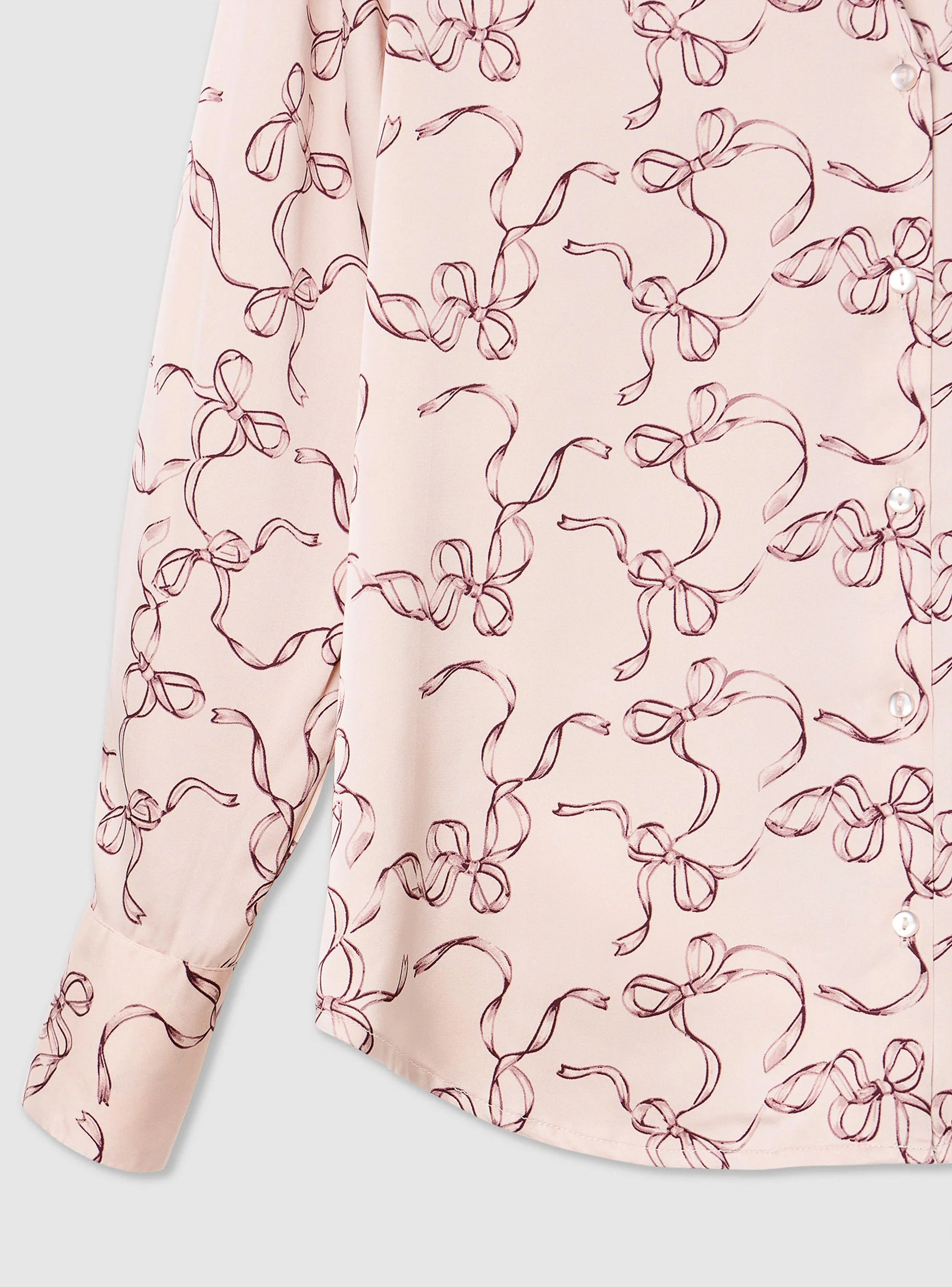 Camicia ampia con stampa fiocchi - Image 6