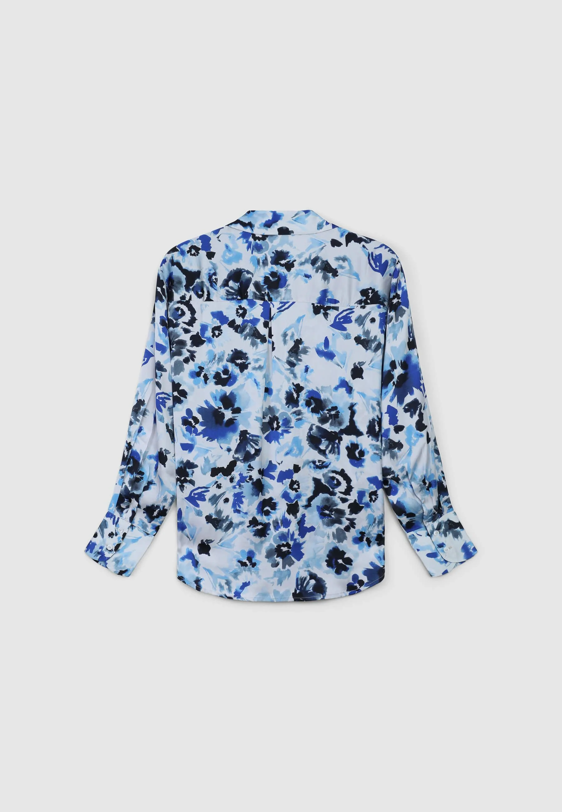 Camicia ampia floreale effetto raso - Image 6