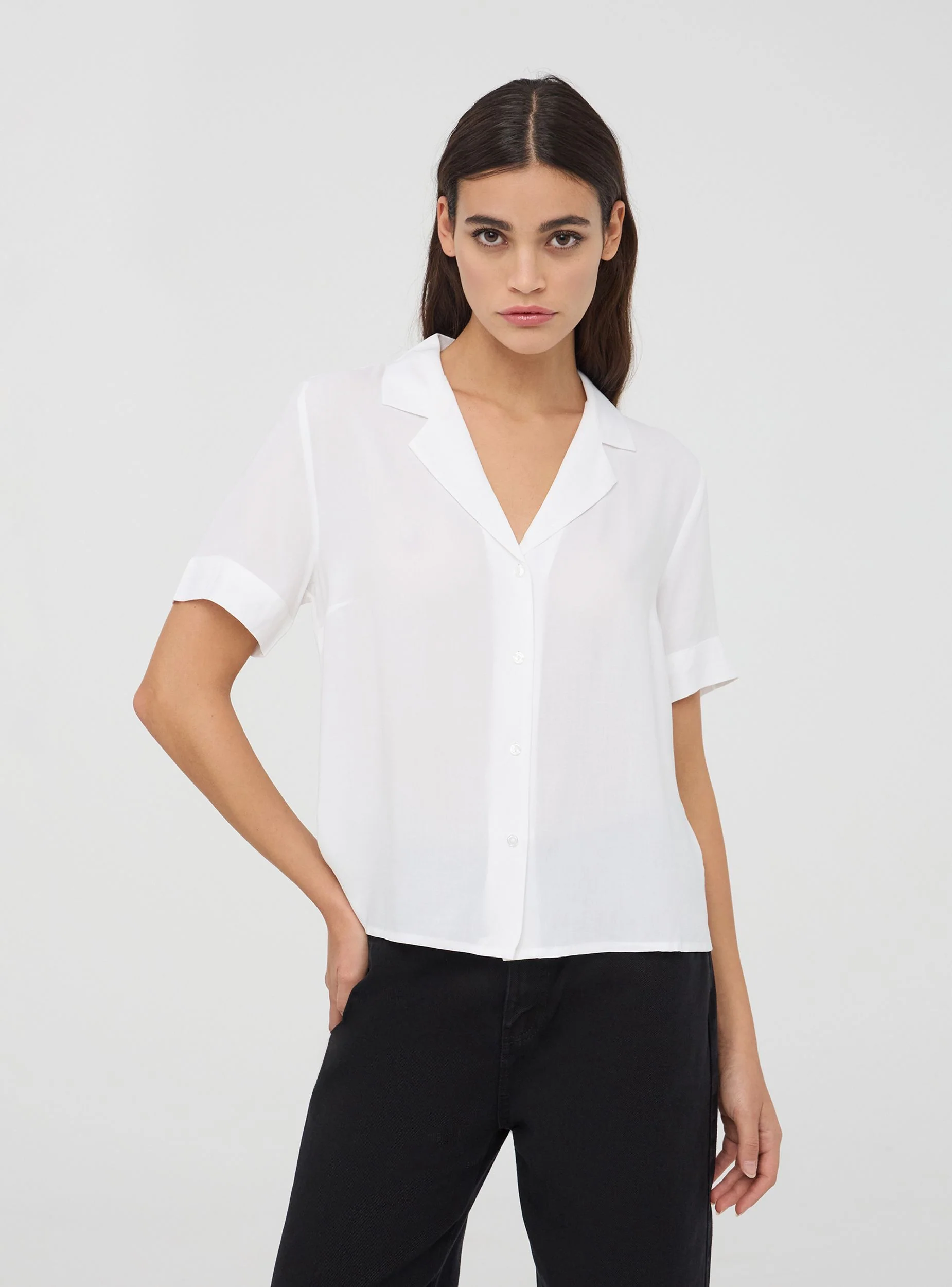 Camicia ampia maniche corte - Image 2