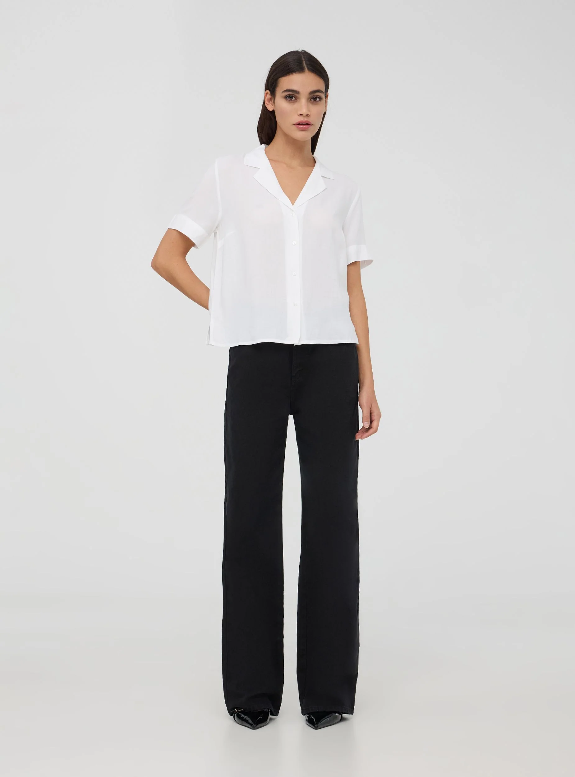 Camicia ampia maniche corte - Image 3