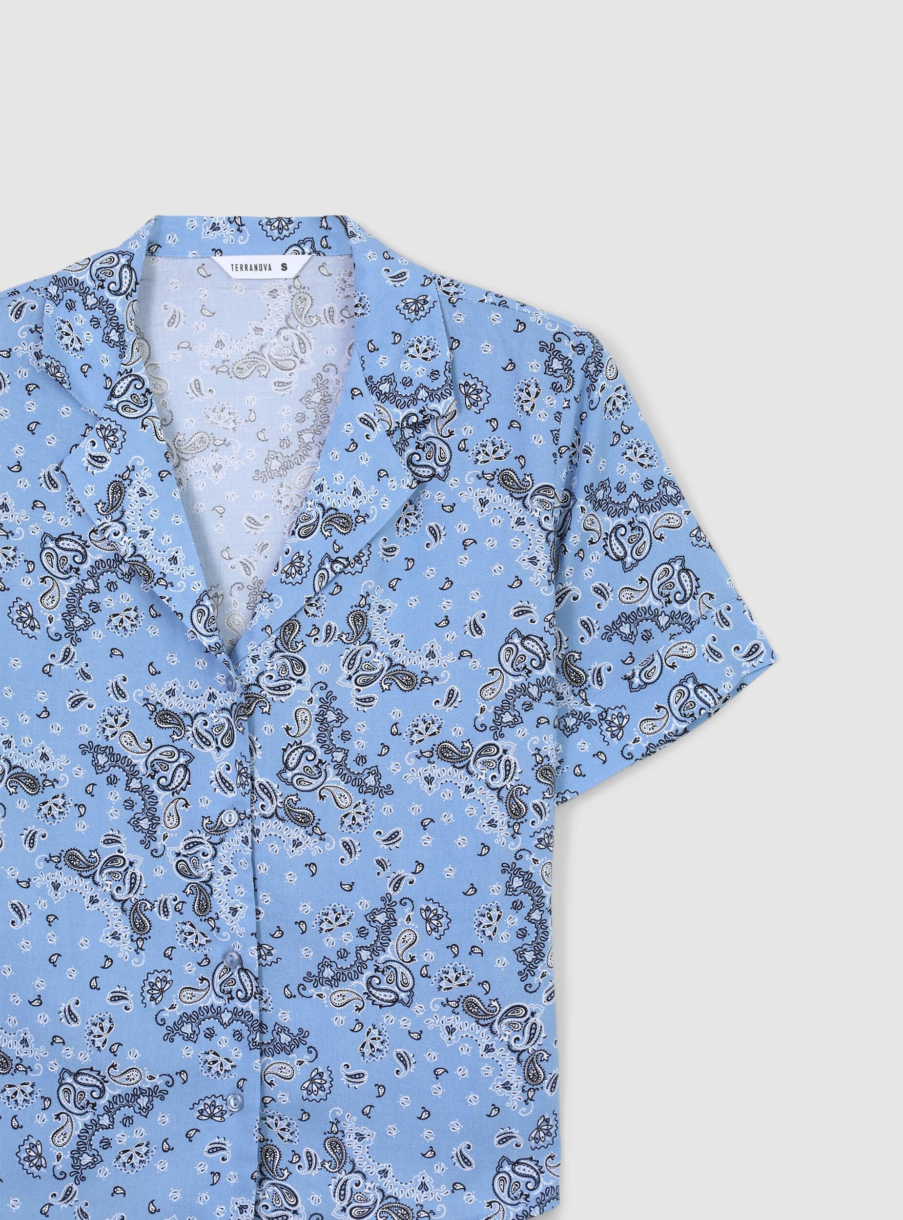 Camicia ampia stampa bandana - Image 5