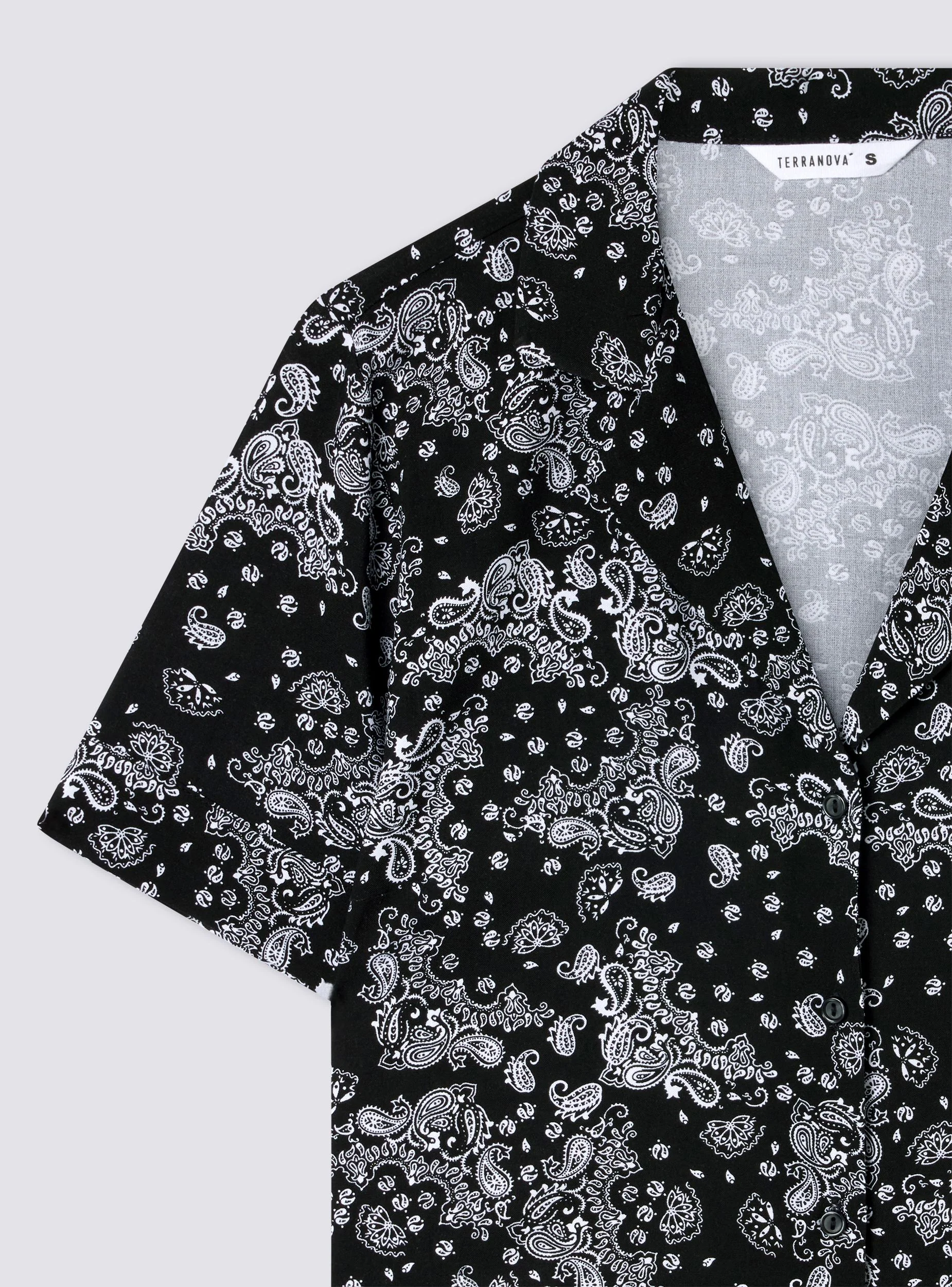 Camicia ampia stampa bandana - Image 6