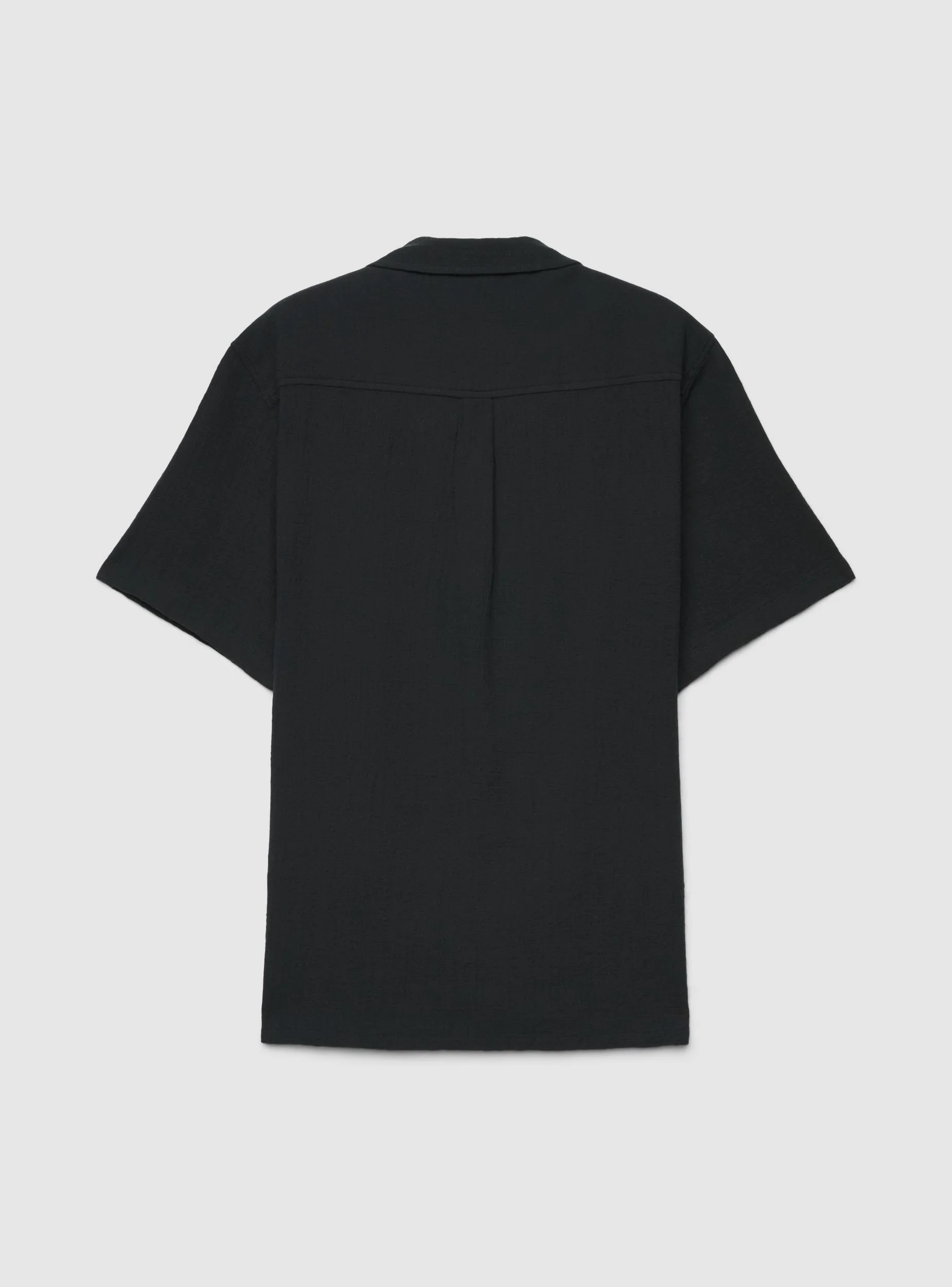 Camicia bowling a tinta unita - Image 6