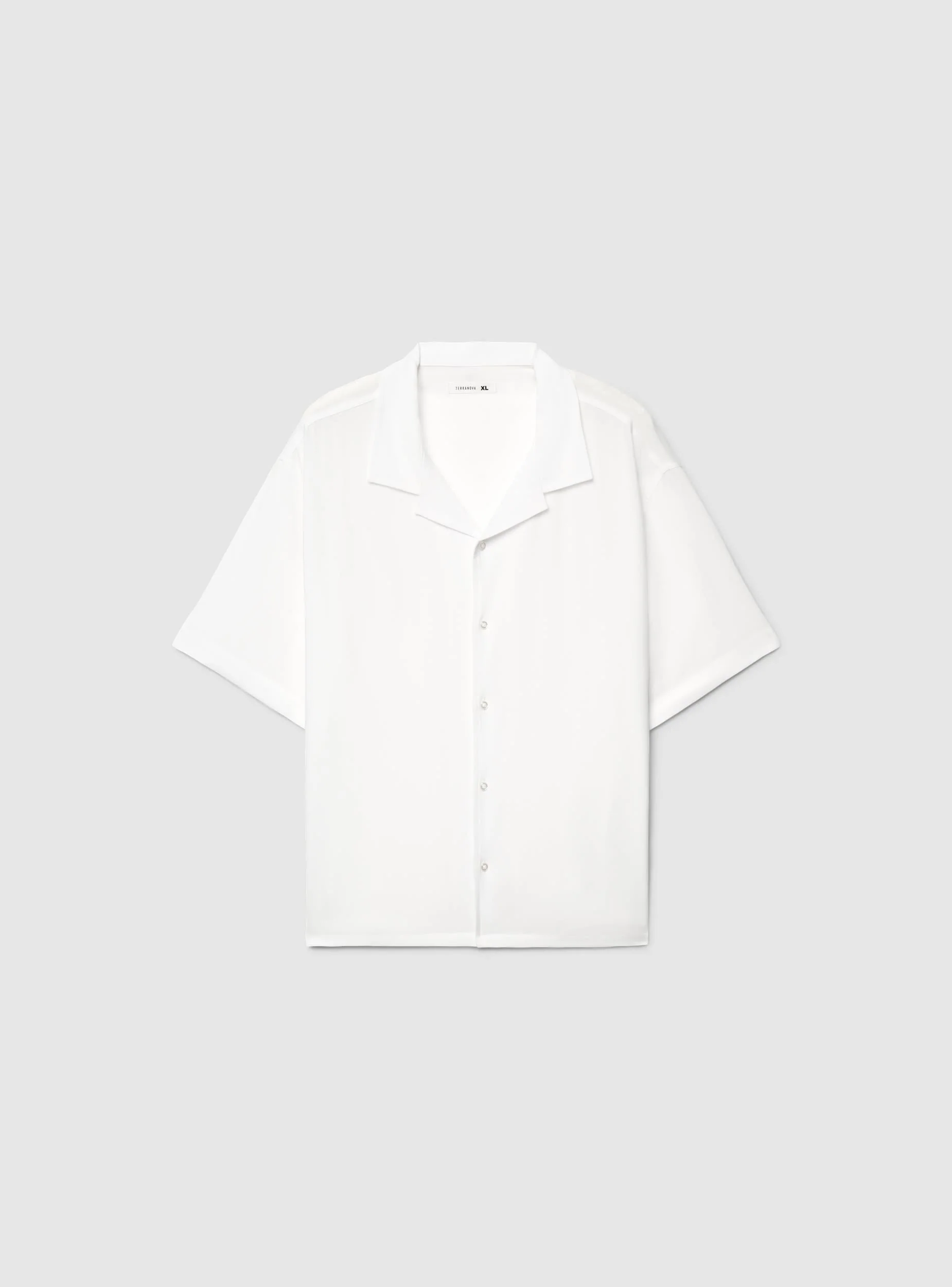 Camicia bowling crop tinta unita - Image 6