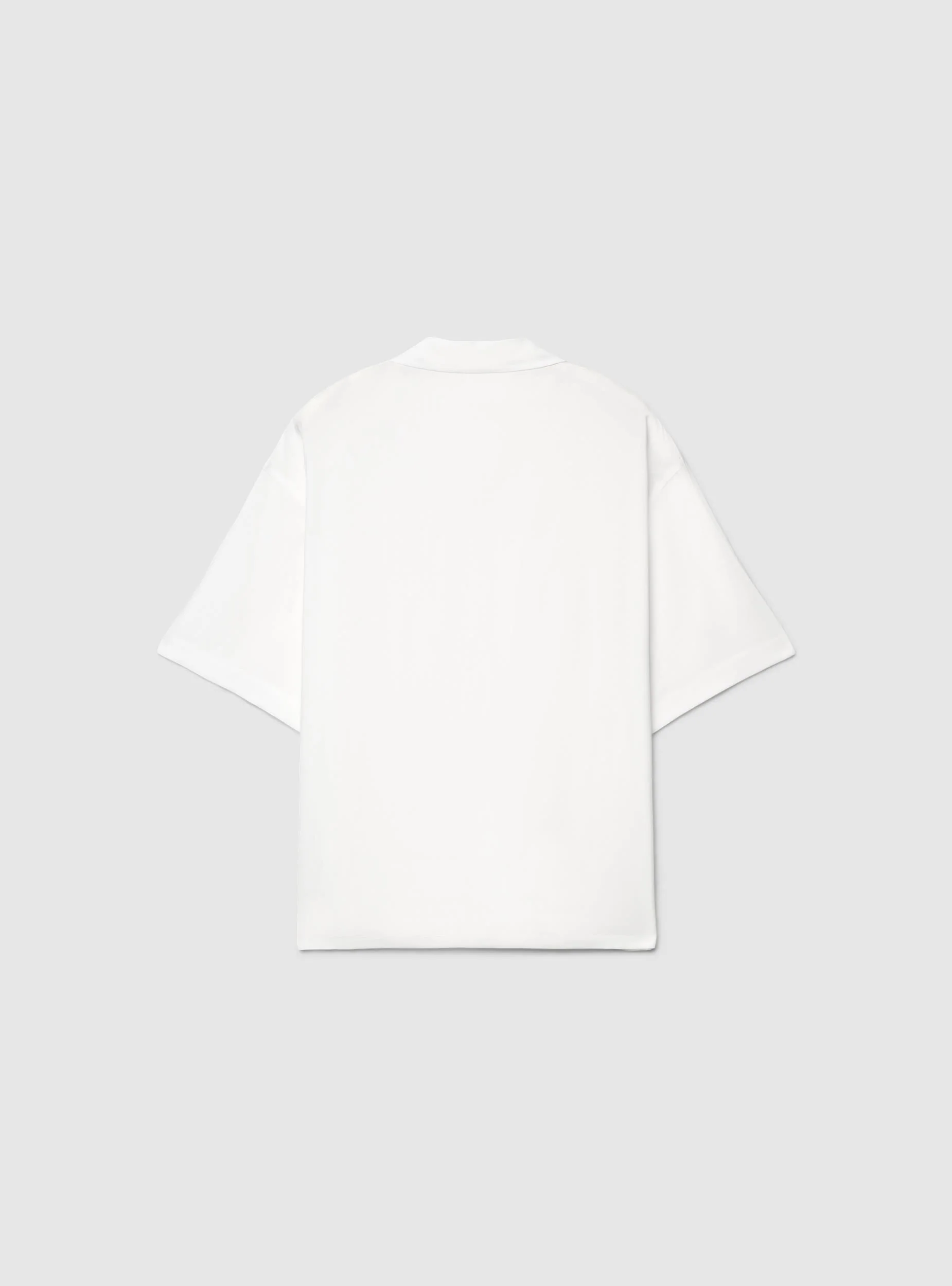 Camicia bowling crop tinta unita - Image 7