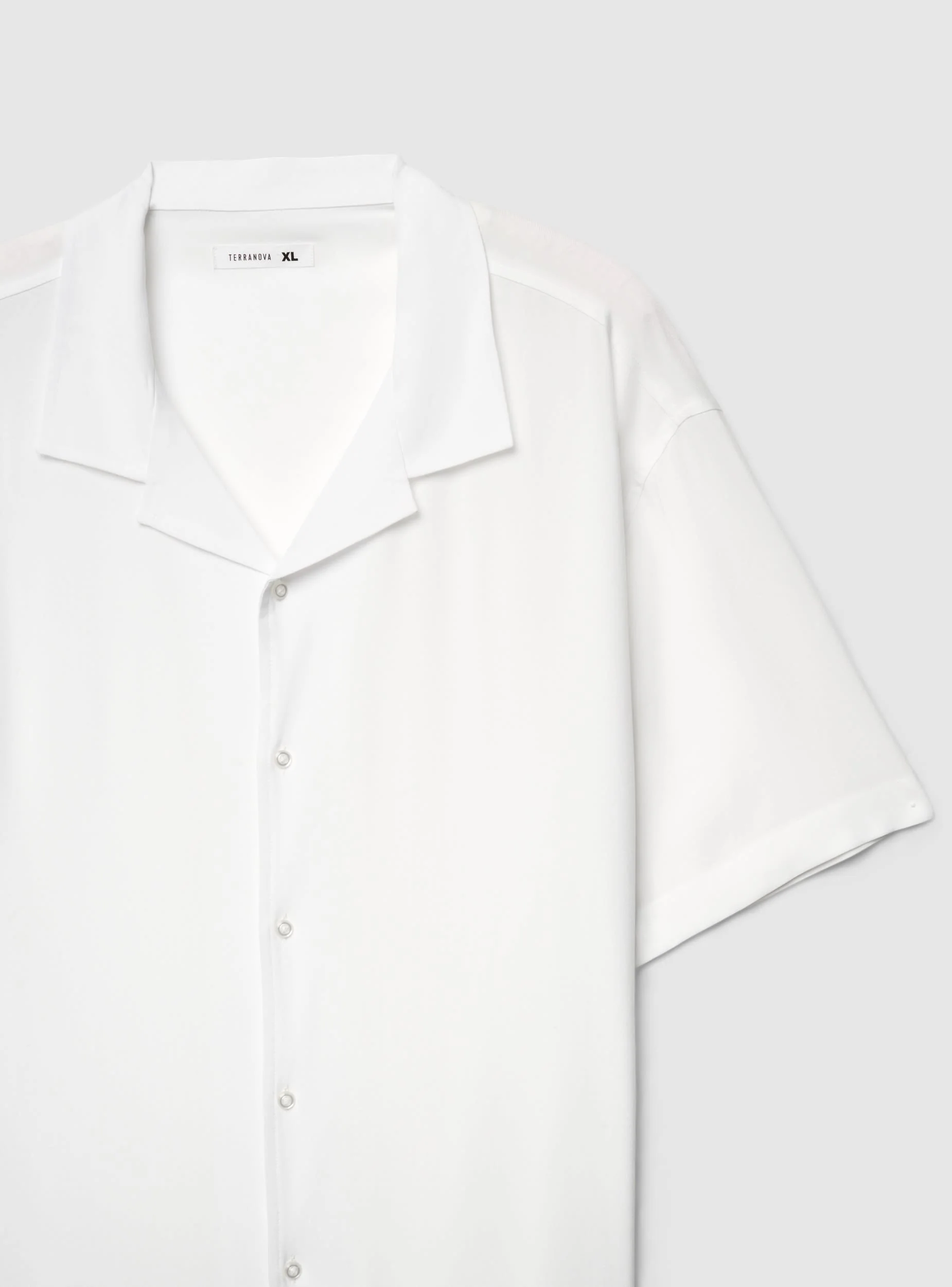Camicia bowling crop tinta unita - Image 8