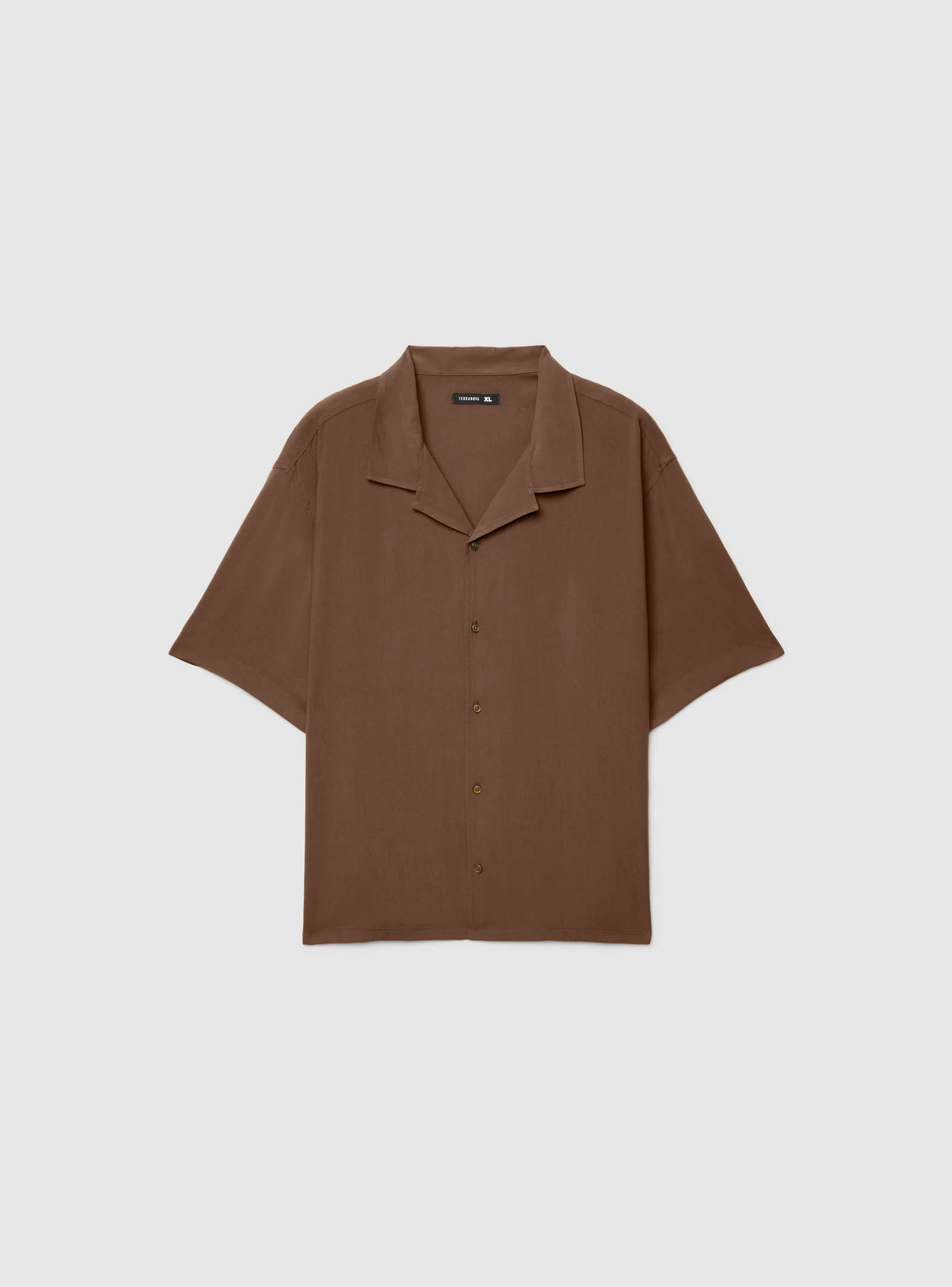 Camicia bowling crop tinta unita - Image 5