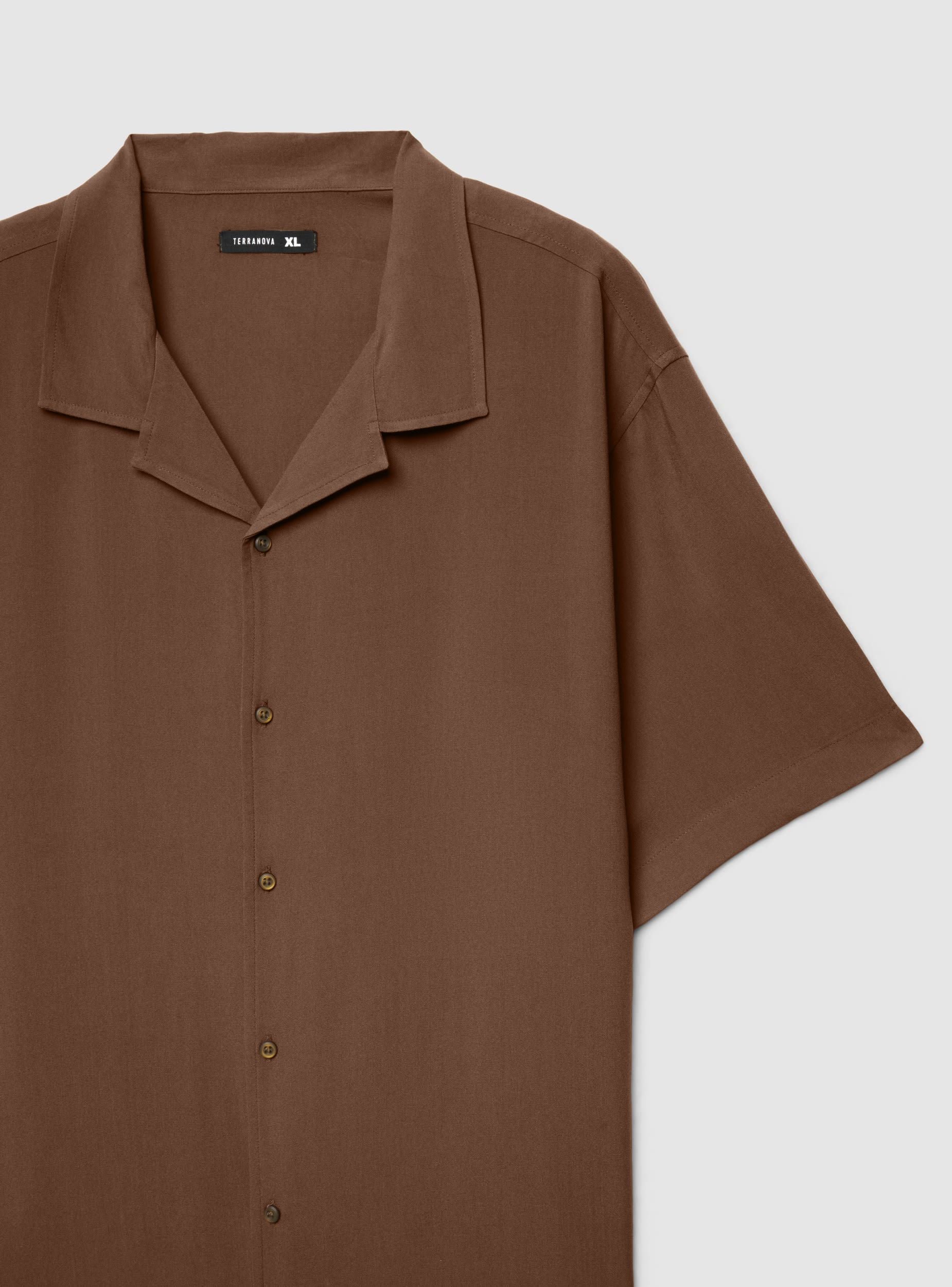 Camicia bowling crop tinta unita - Image 7