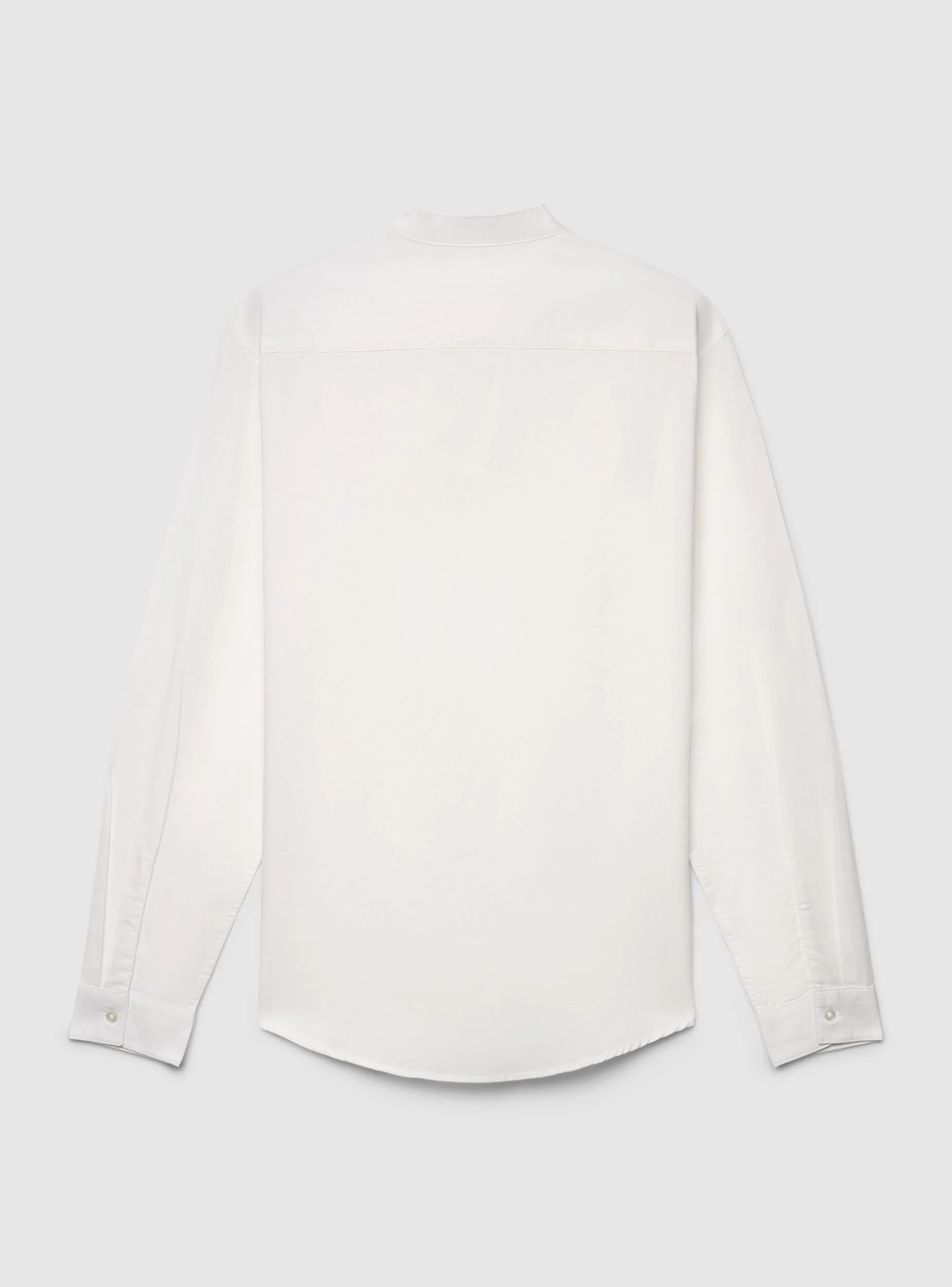 Camicia collo coreana misto lino - Image 7