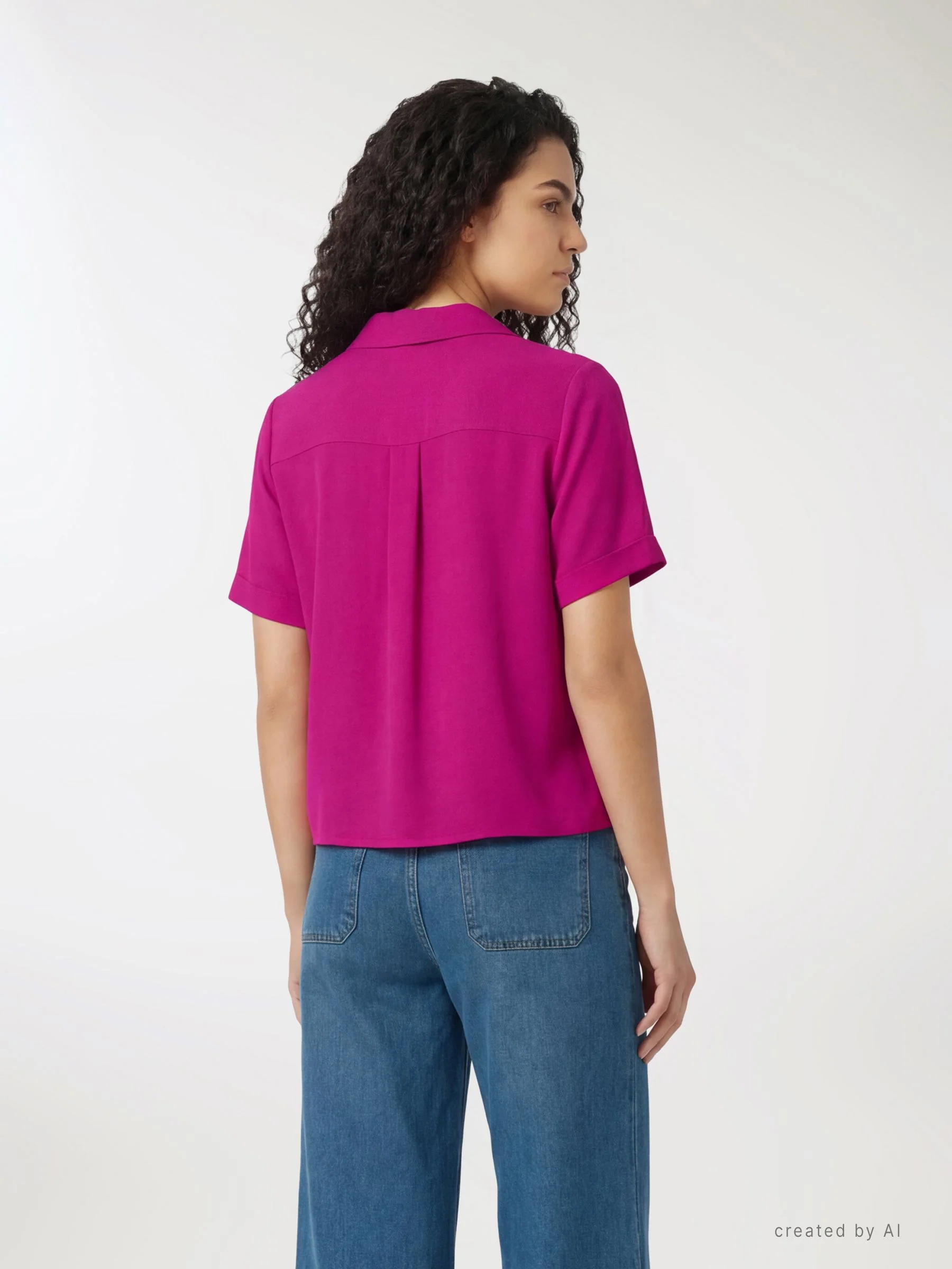 Camicia con collo a rever - Image 3