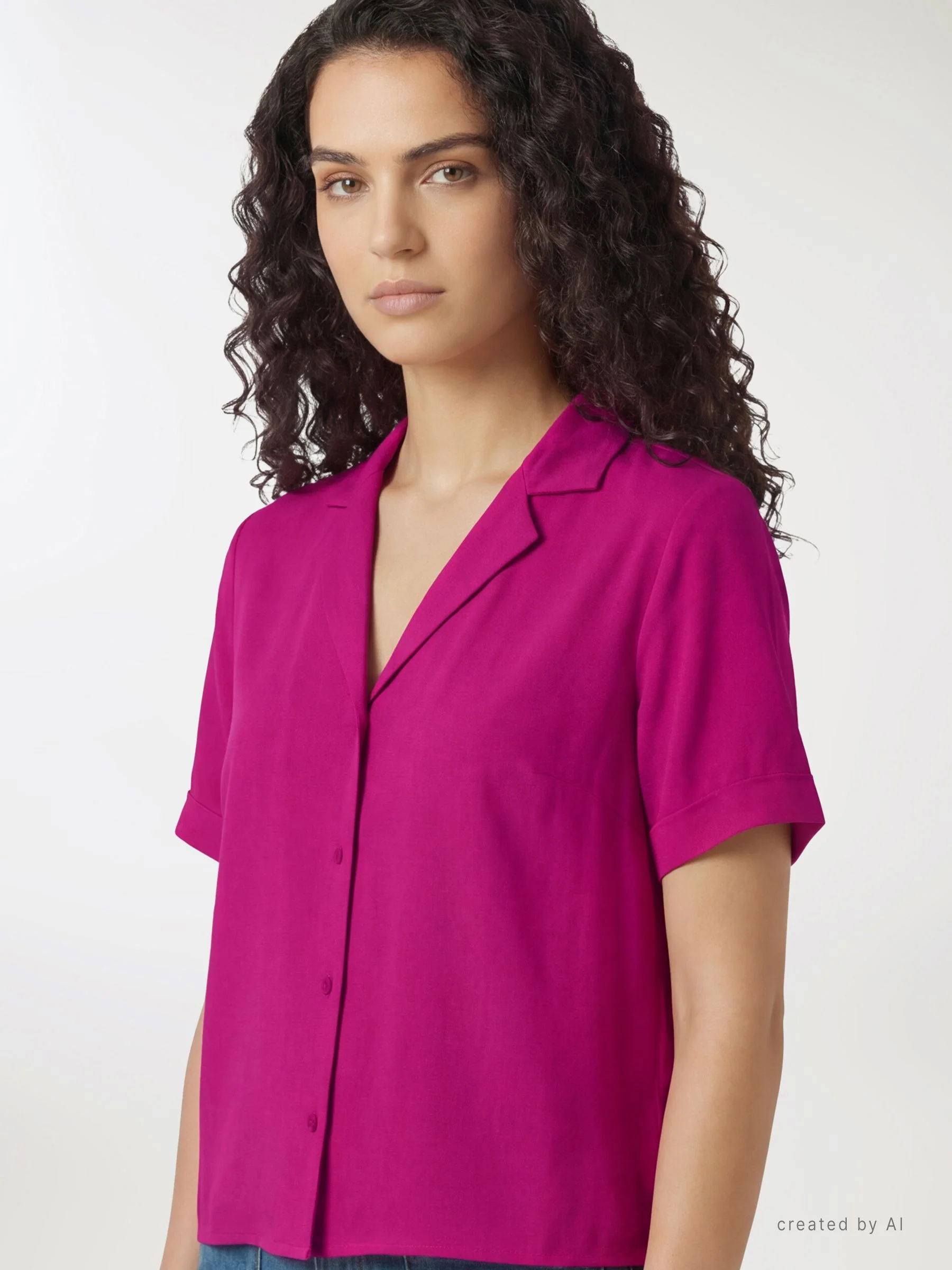Camicia con collo a rever - Image 4