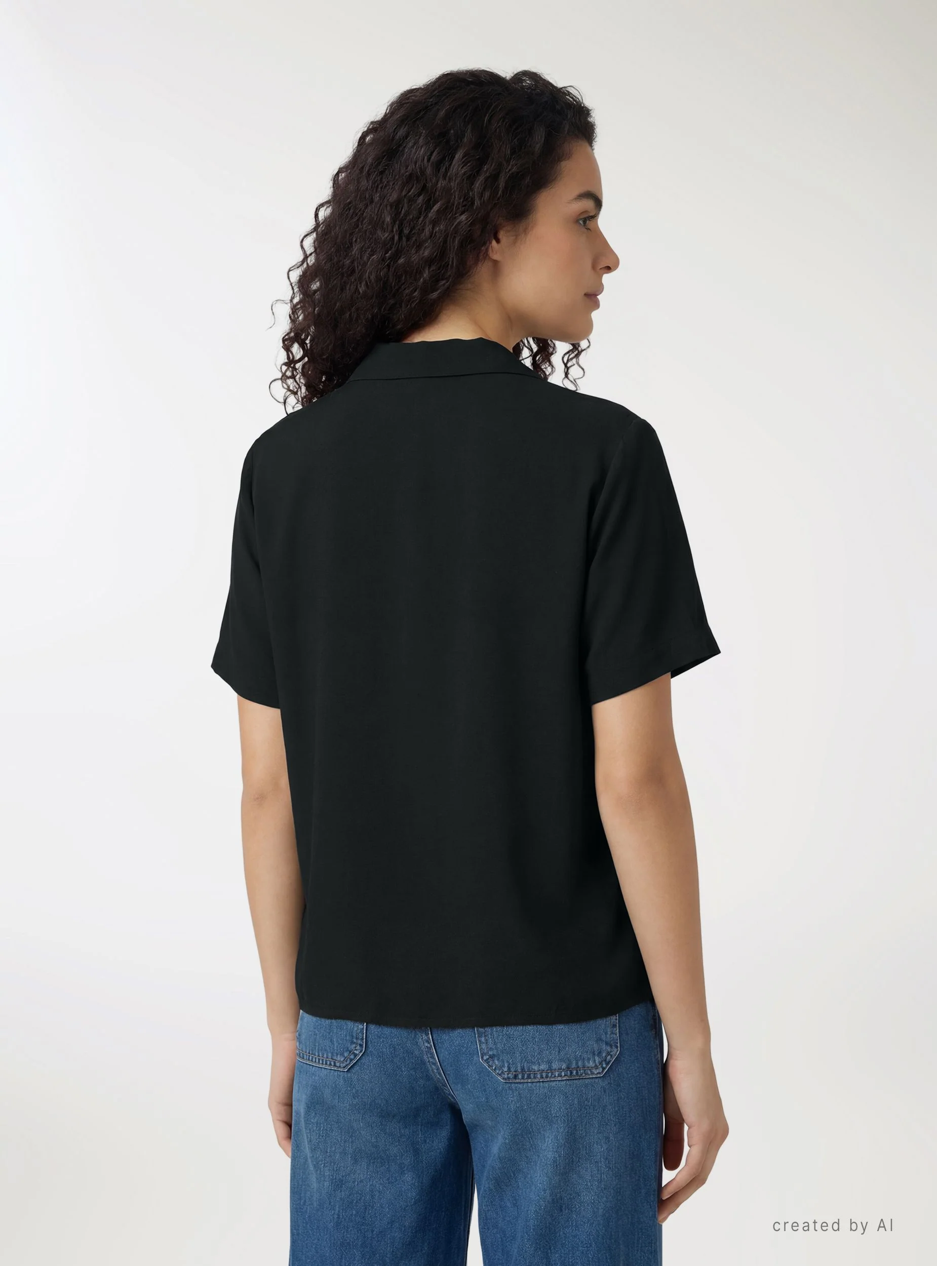 Camicia con collo a rever - Image 3
