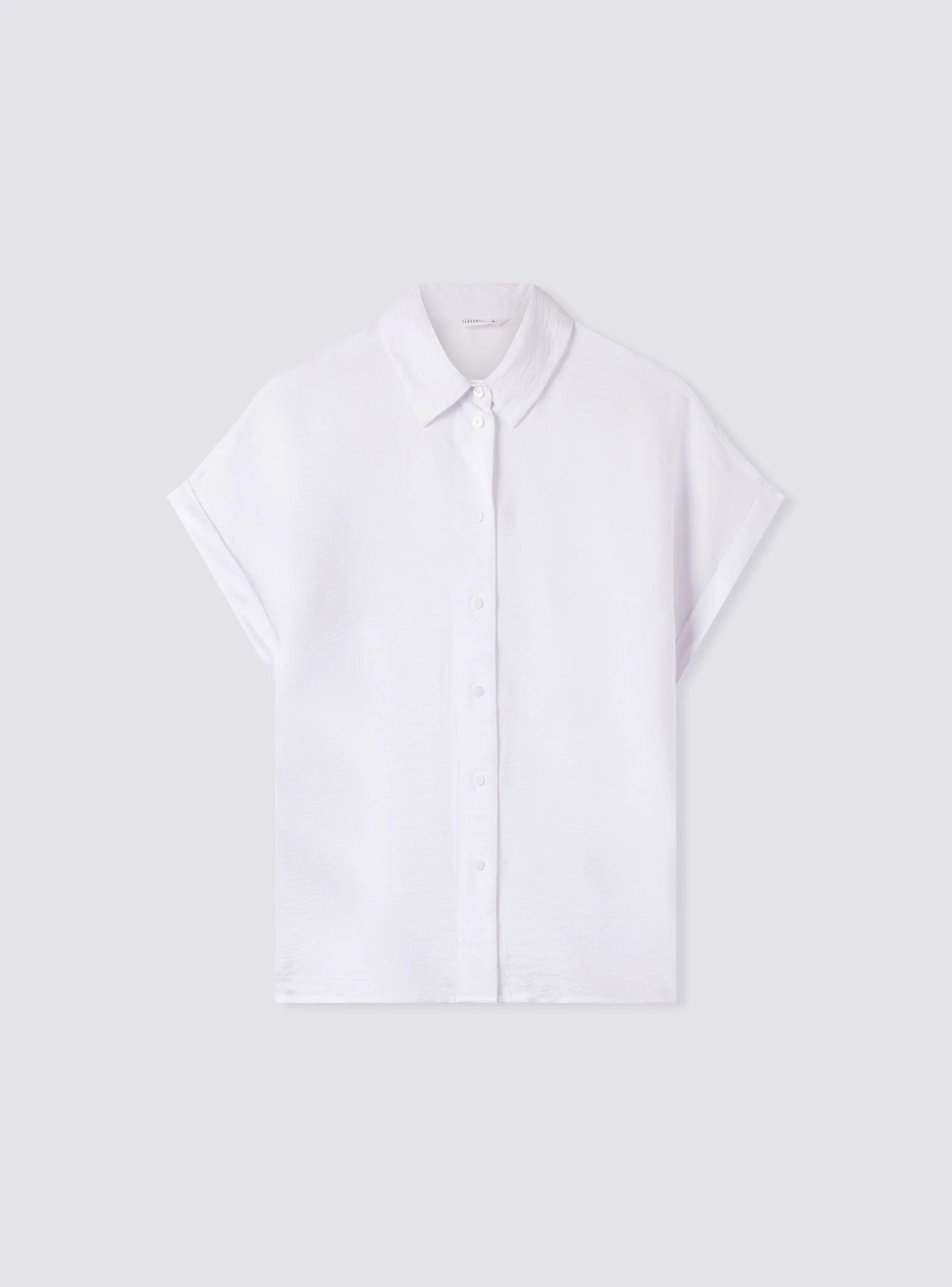 Camicia con maniche ad aletta tessuto leggero - Image 5