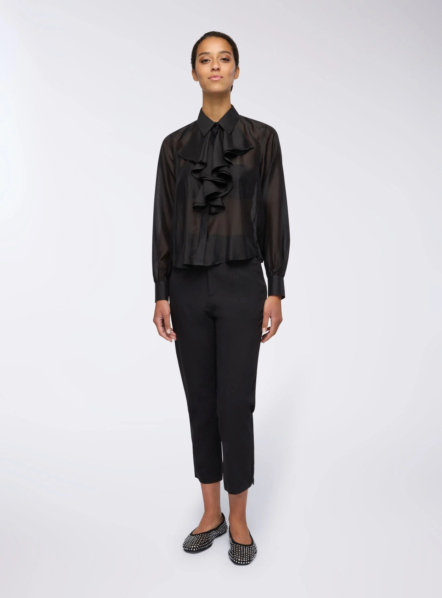 Camicia con rouches - Image 2