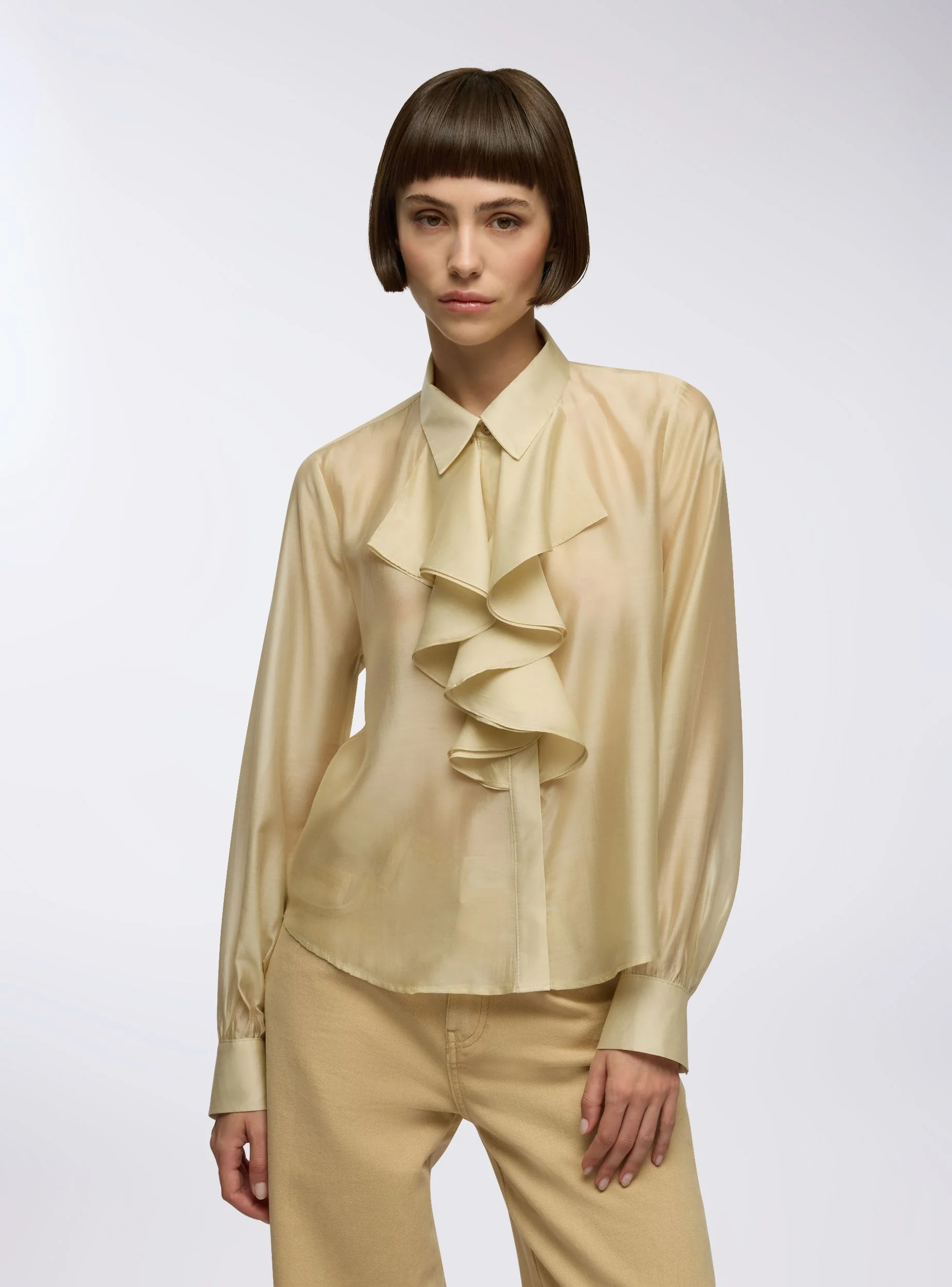 Camicia con rouches - Image 4