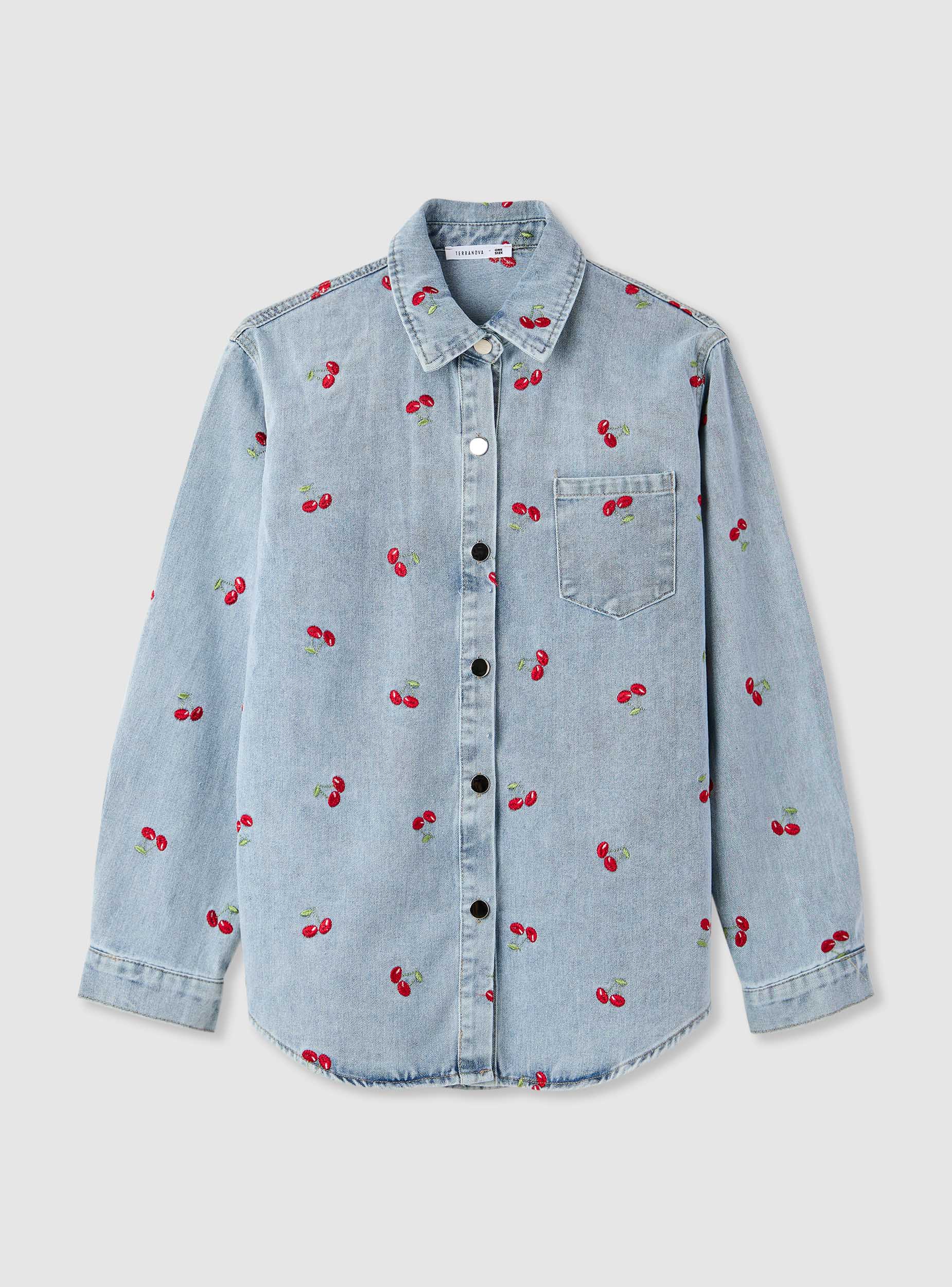 Camicia con stampa ciliegie - Image 5