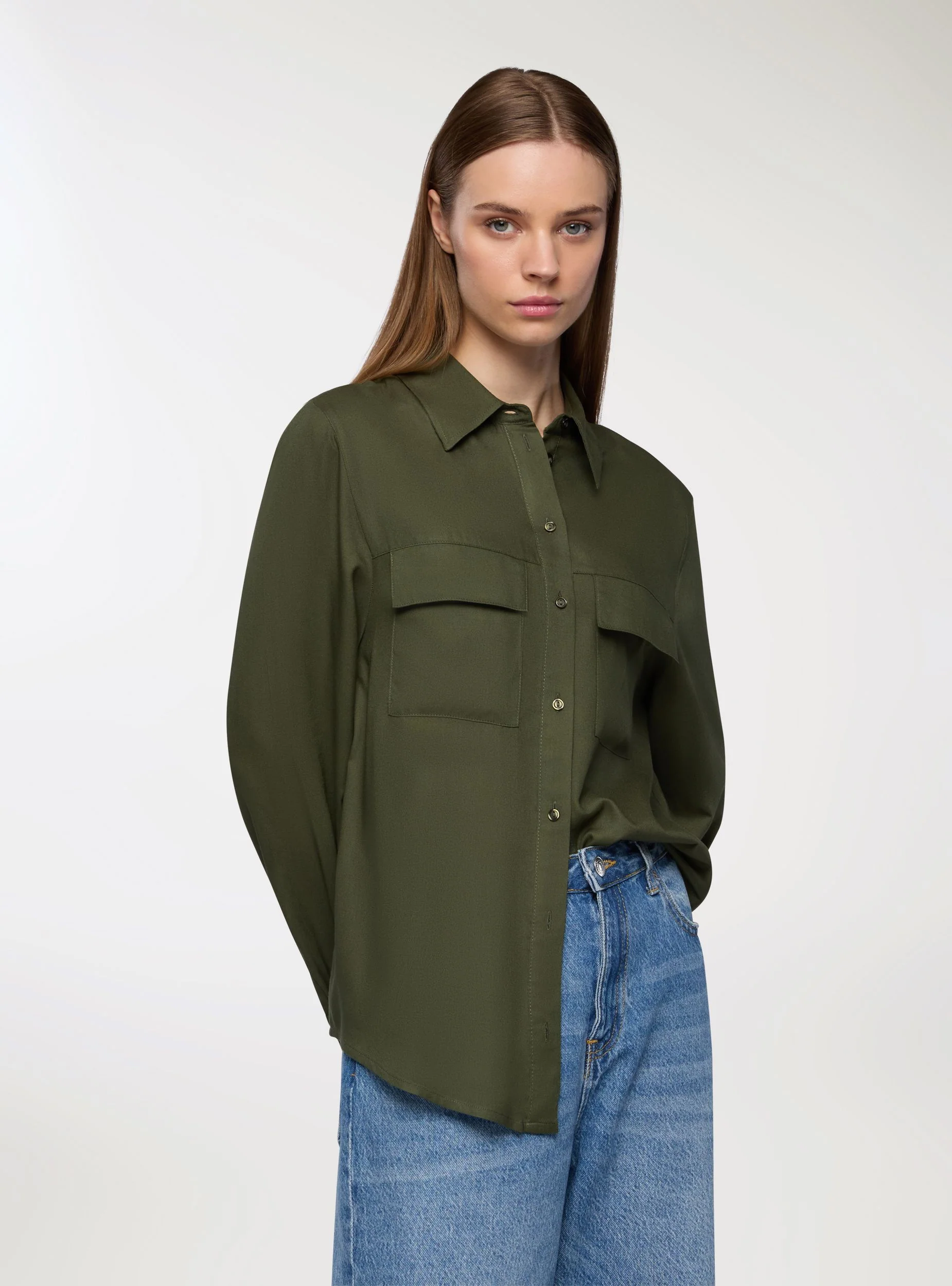 Camicia con tasche frontali - Image 4