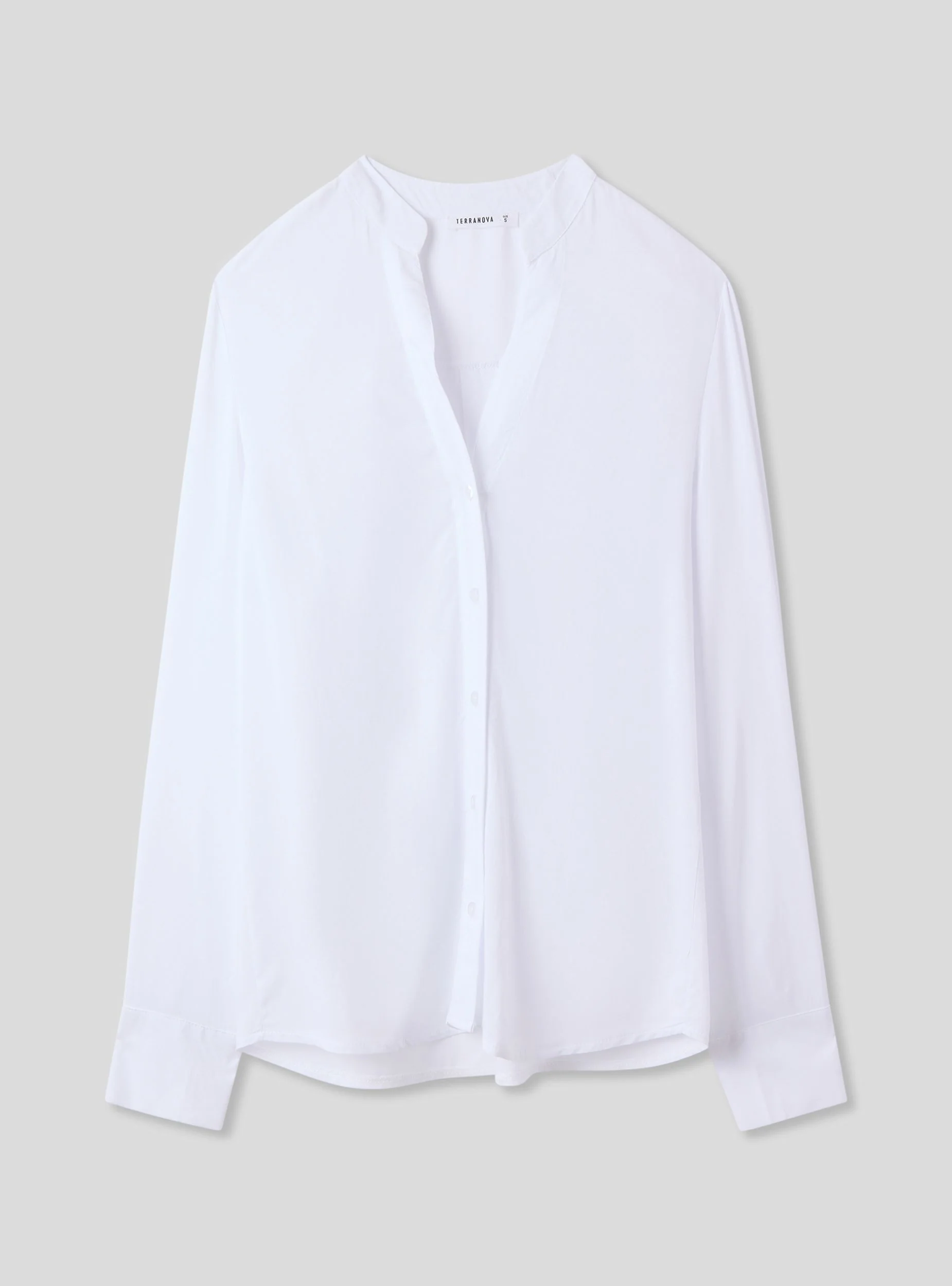 Camicia coreana con scollo a v - Image 5