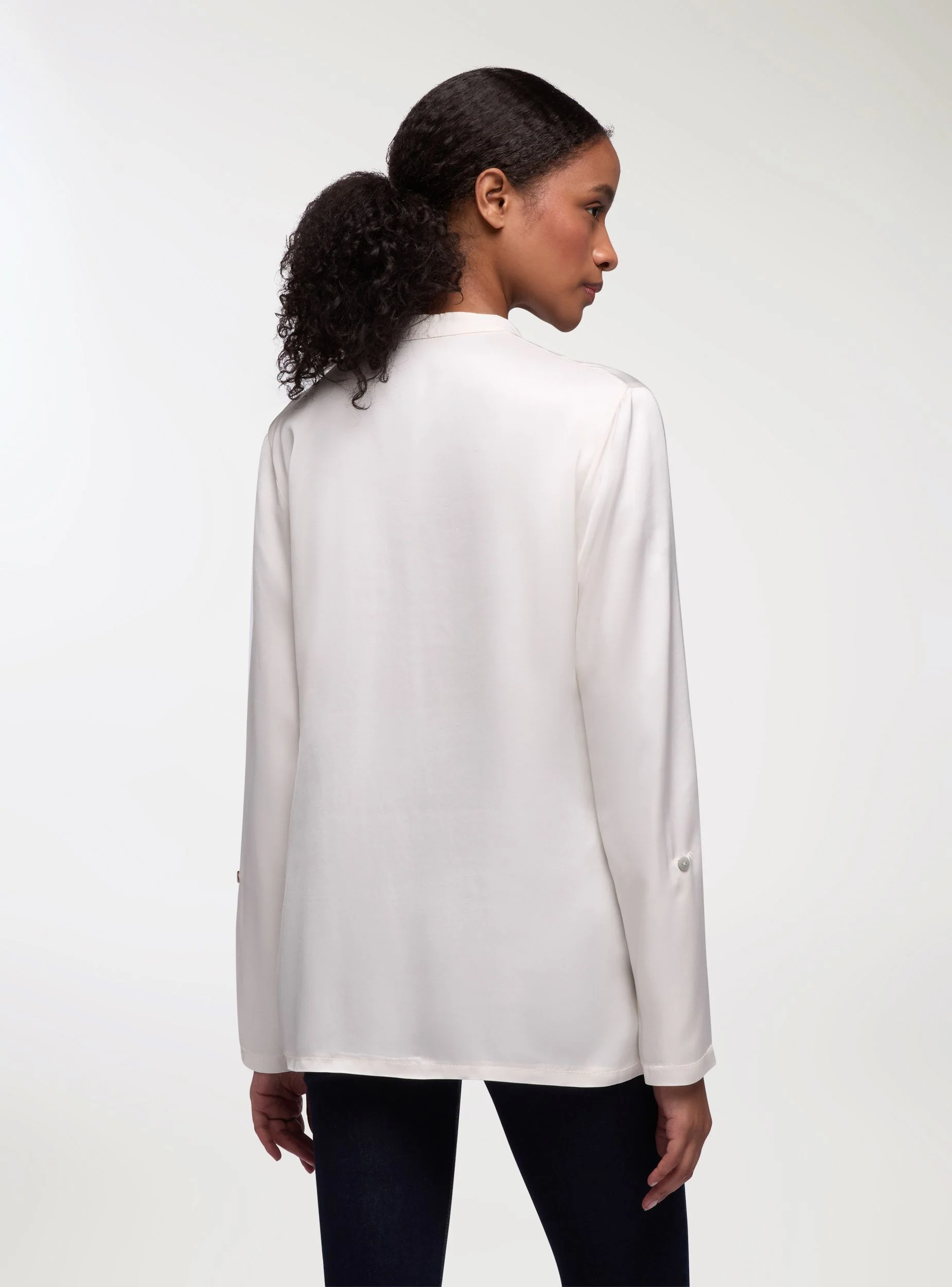 Camicia coreana con taschino - Image 2