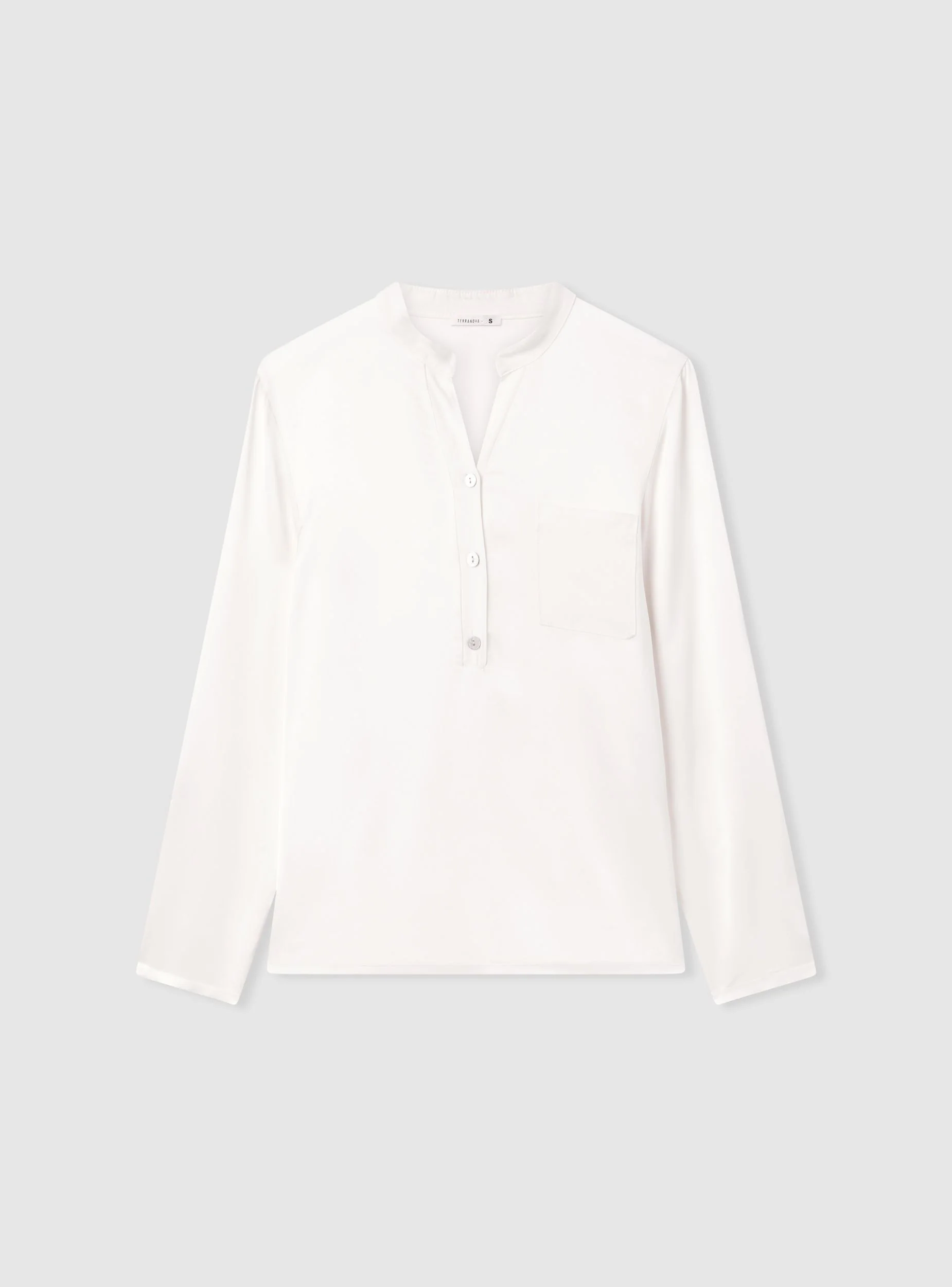 Camicia coreana con taschino - Image 5