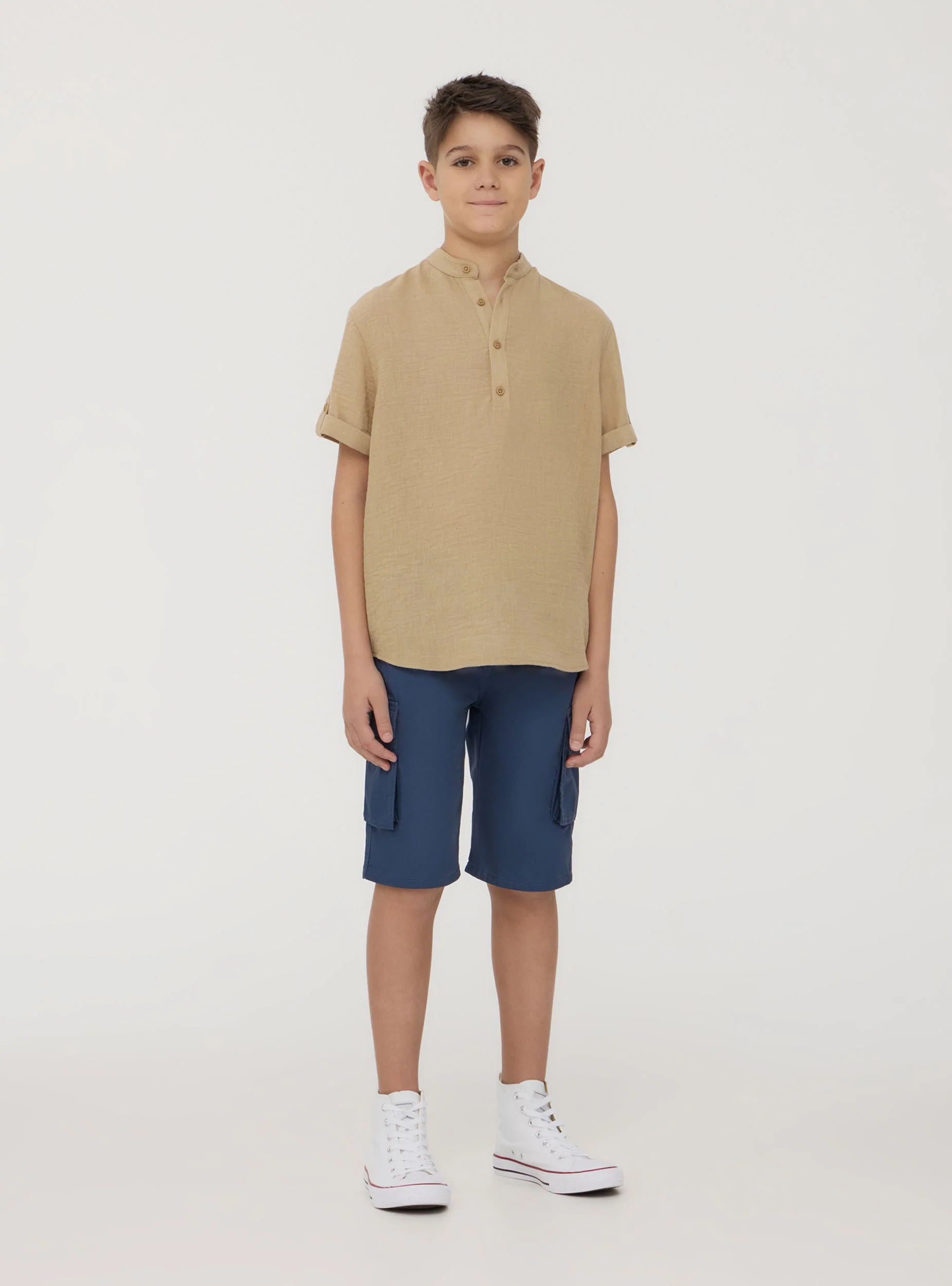 Camicia coreana tessuto leggero
