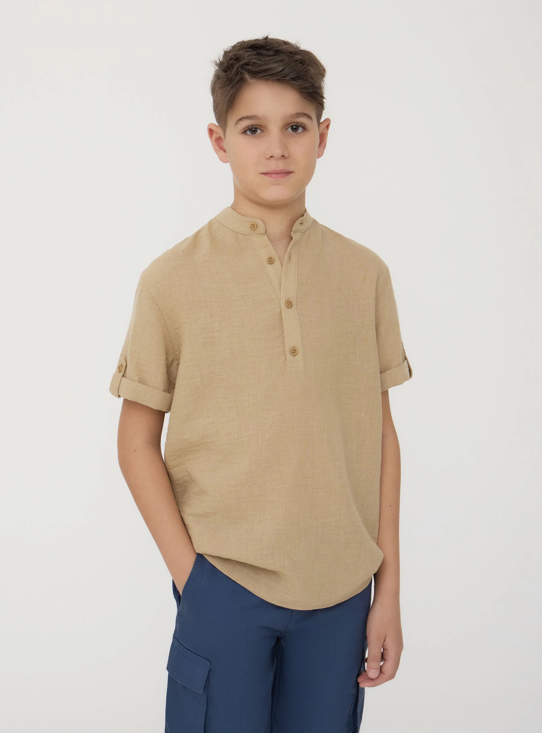 Camicia coreana tessuto leggero - Image 7