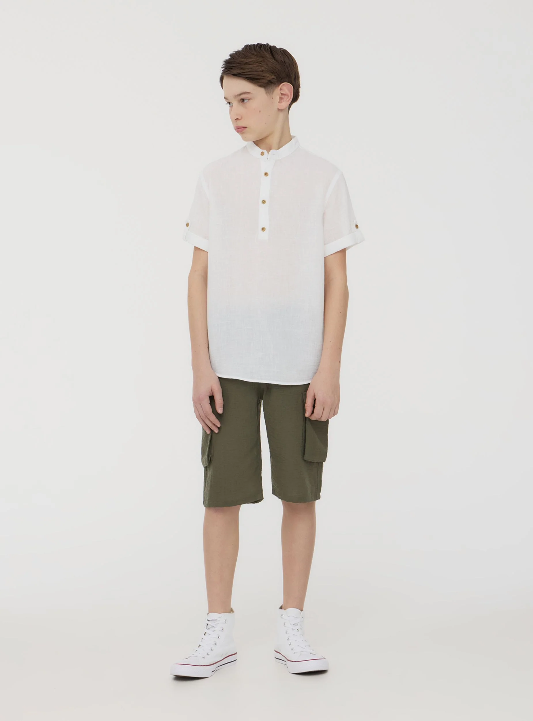 Camicia coreana tessuto leggero - Image 3