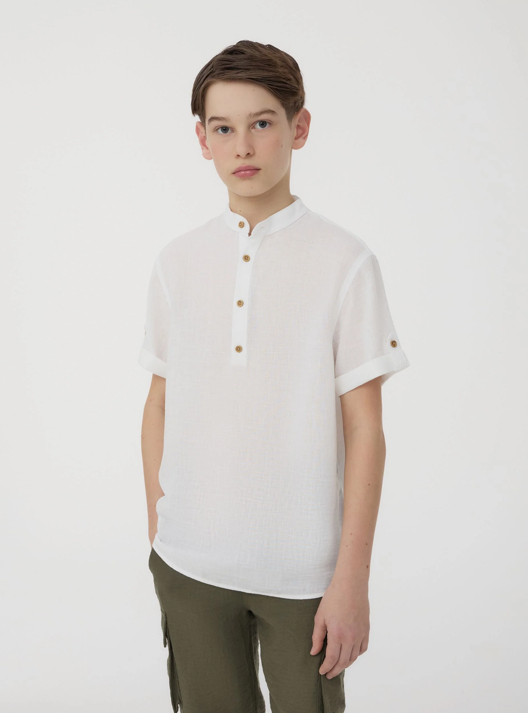 Camicia coreana tessuto leggero - Image 7