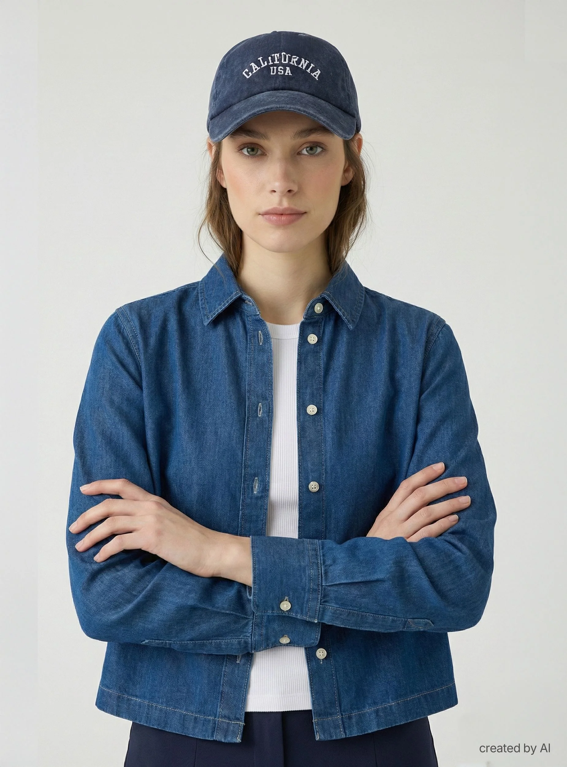 Camicia crop con bottoni - Image 2
