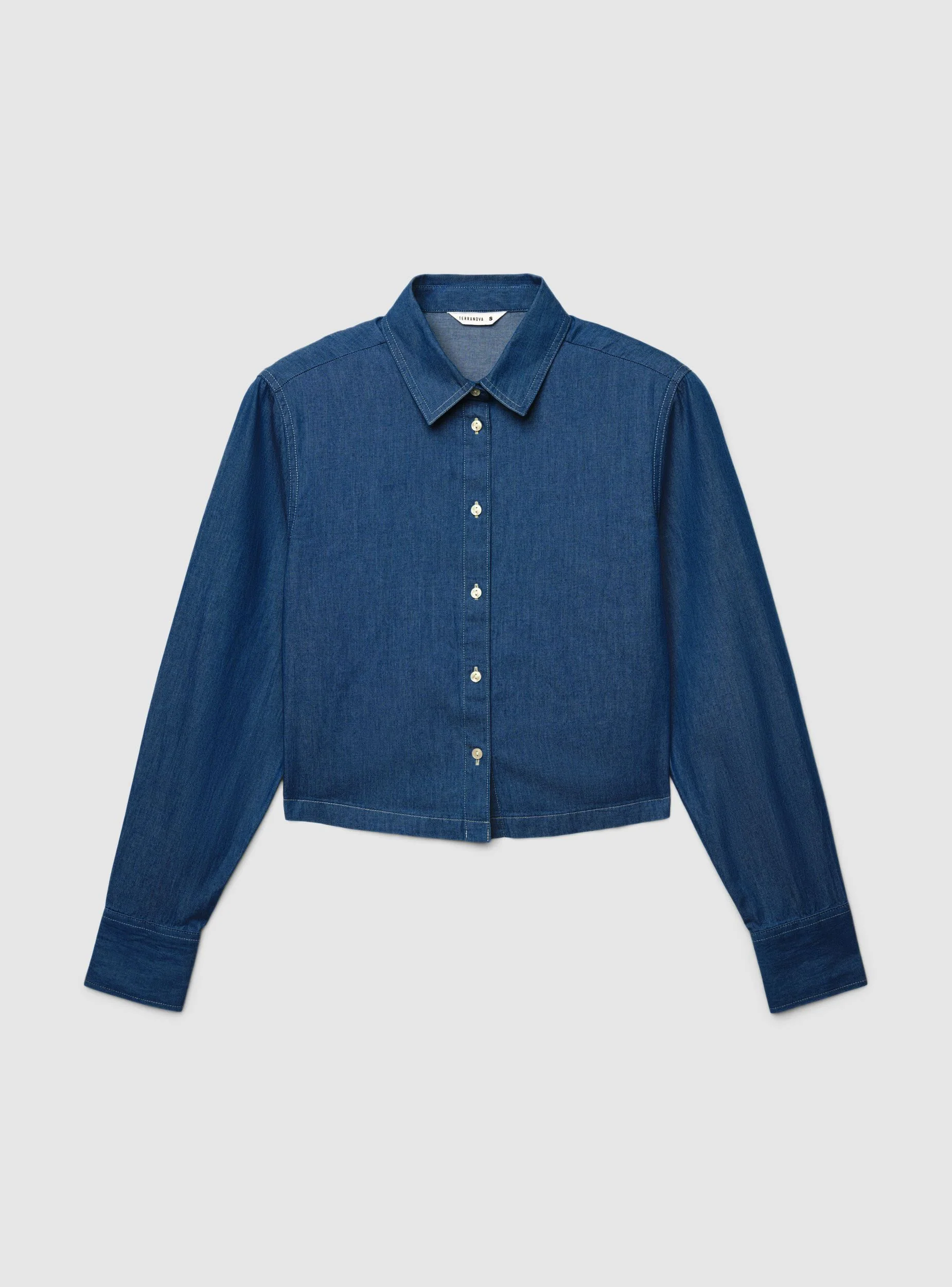 Camicia crop con bottoni - Image 6