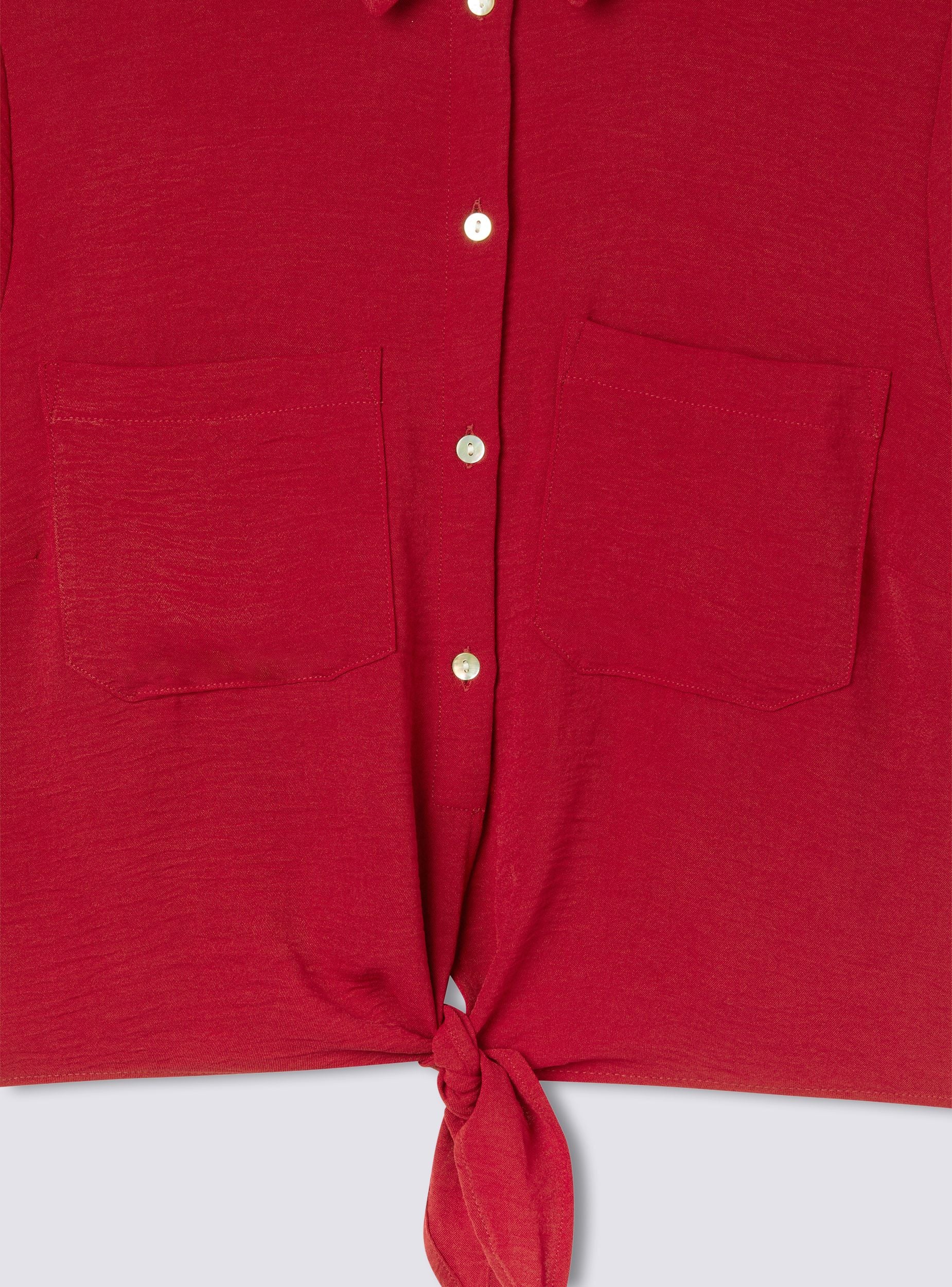 Camicia crop con nodo - Image 7