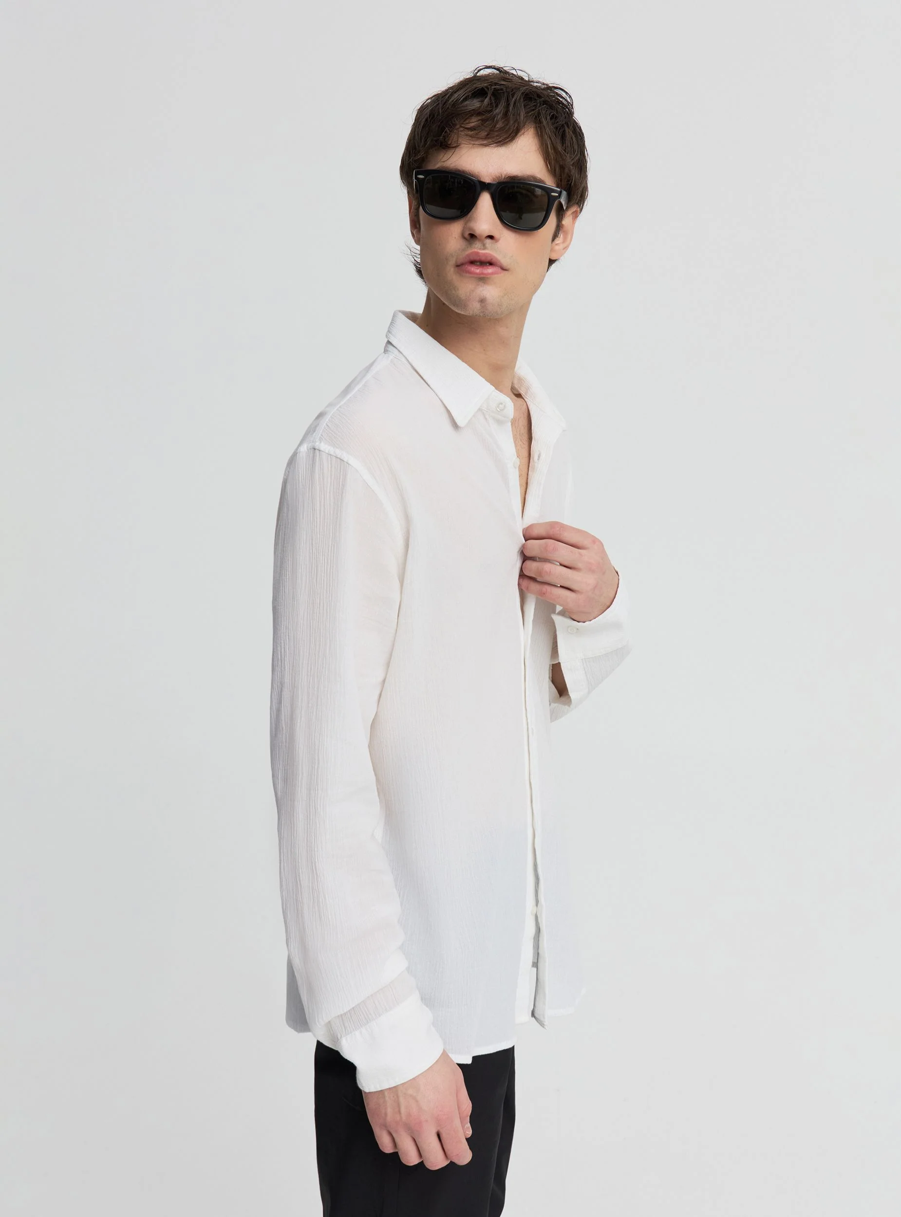 Camicia effetto plissé - Image 4