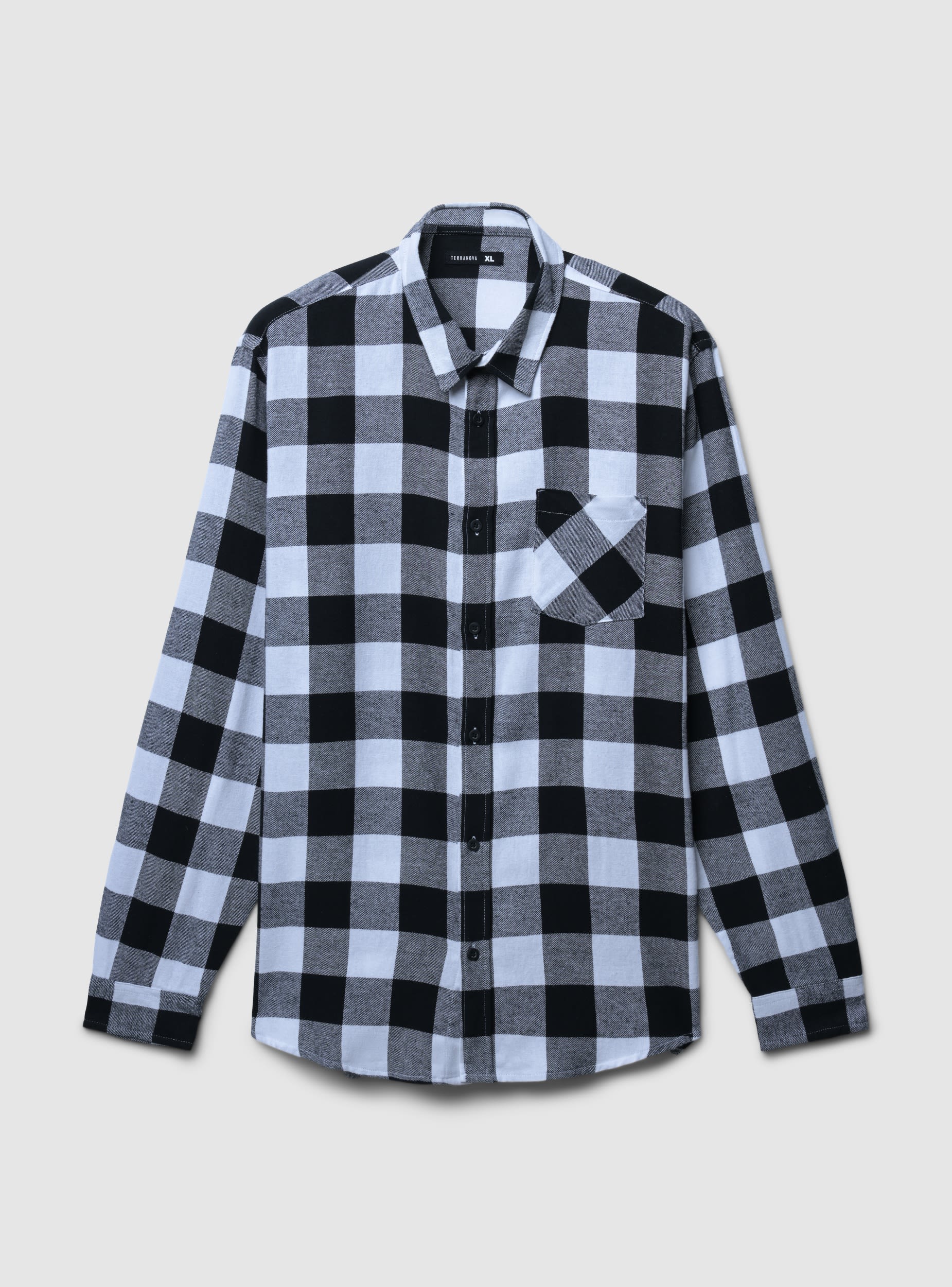 Camicia in flanella a quadri con tasca - Image 5