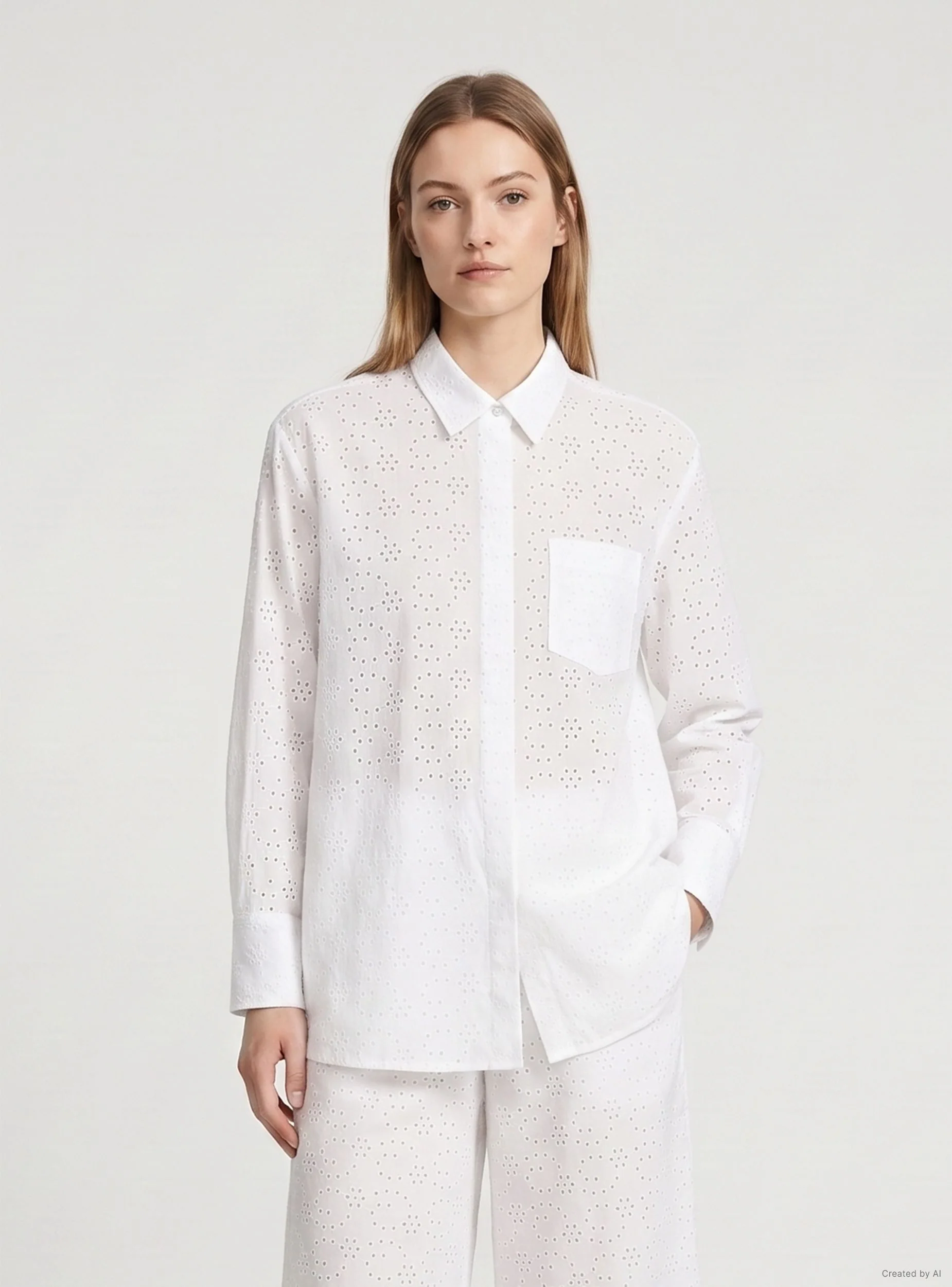 Camicia in sangallo - Image 2