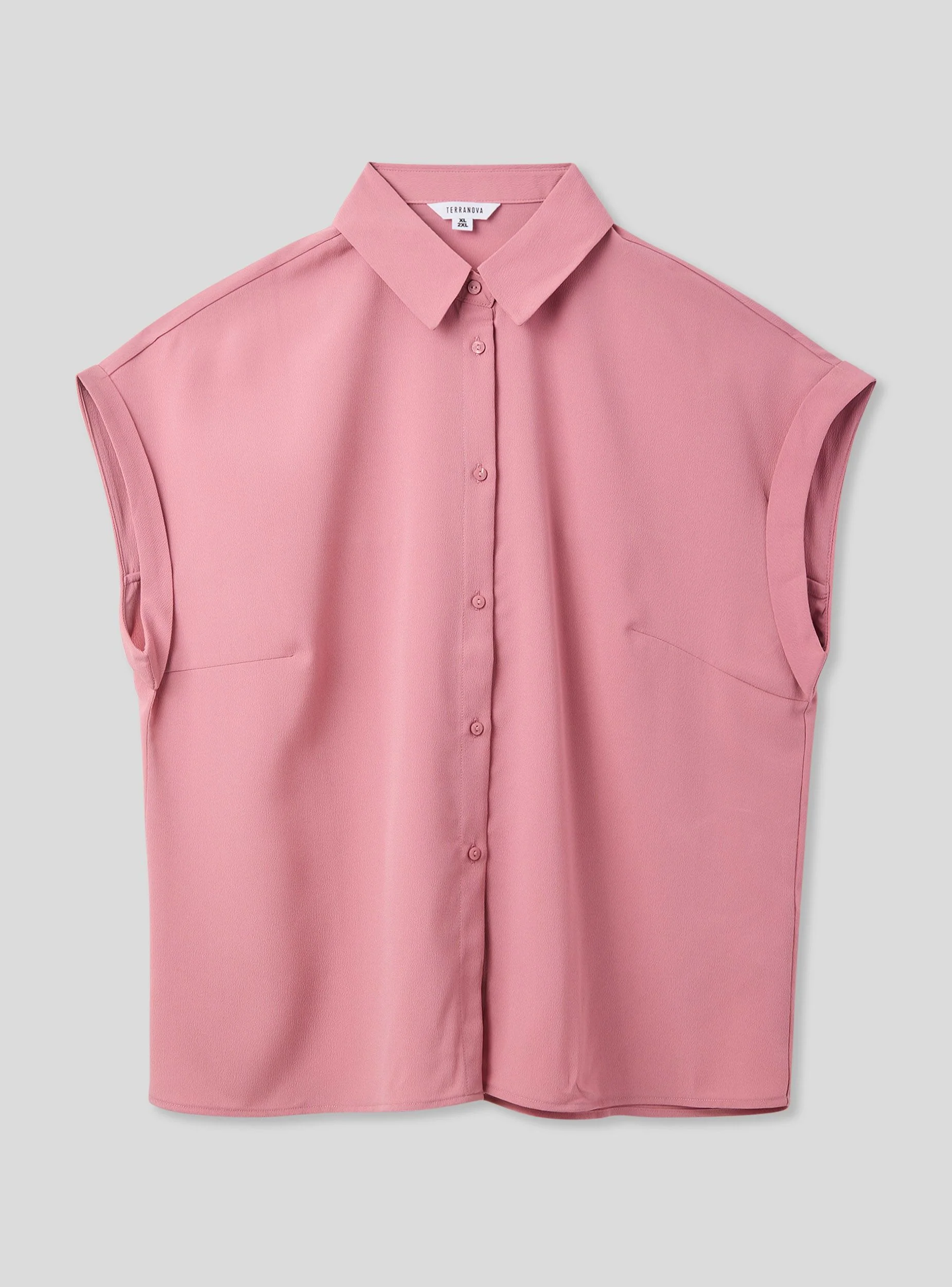 Camicia maniche corte tinta unita - Image 5