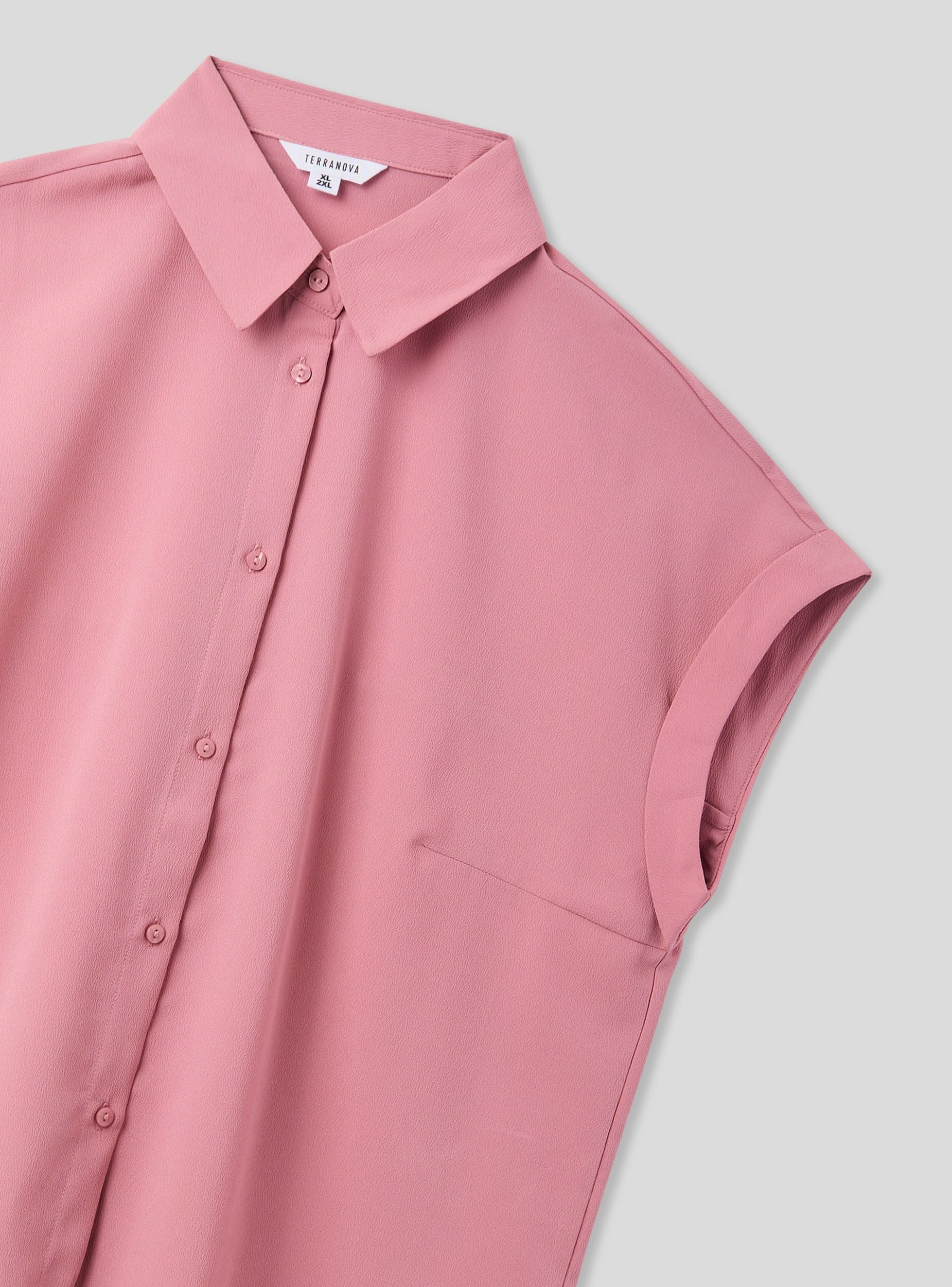 Camicia maniche corte tinta unita - Image 6