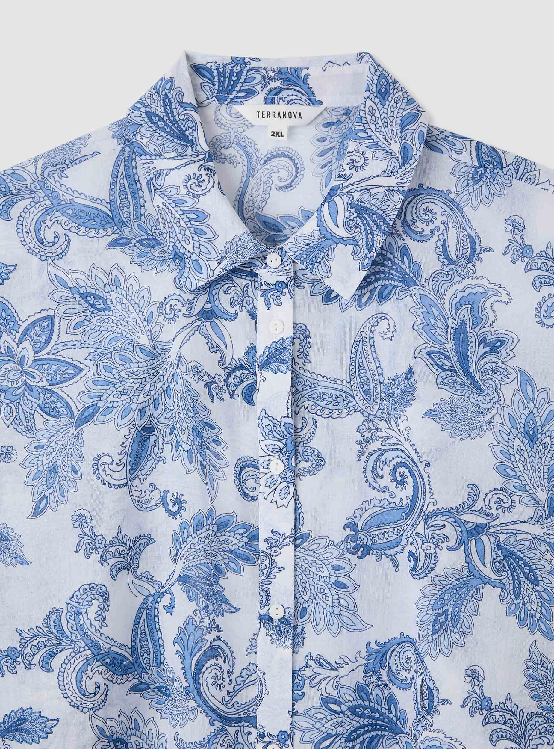 Camicia maxi con stampa paisley - Image 7